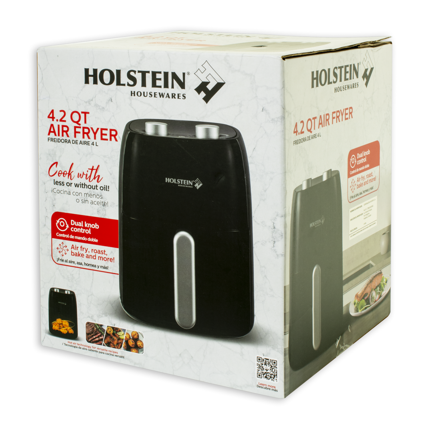 Air Fryer Con Menú Rápido HH-09202018B HOLSTEIN 4 Litros
