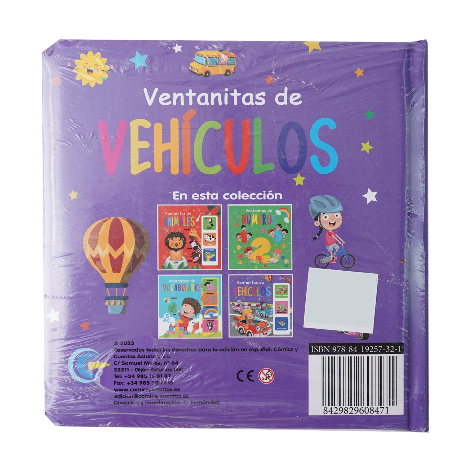 Libros Ventanitas De Vehículos ASTURIAS 10 Páginas