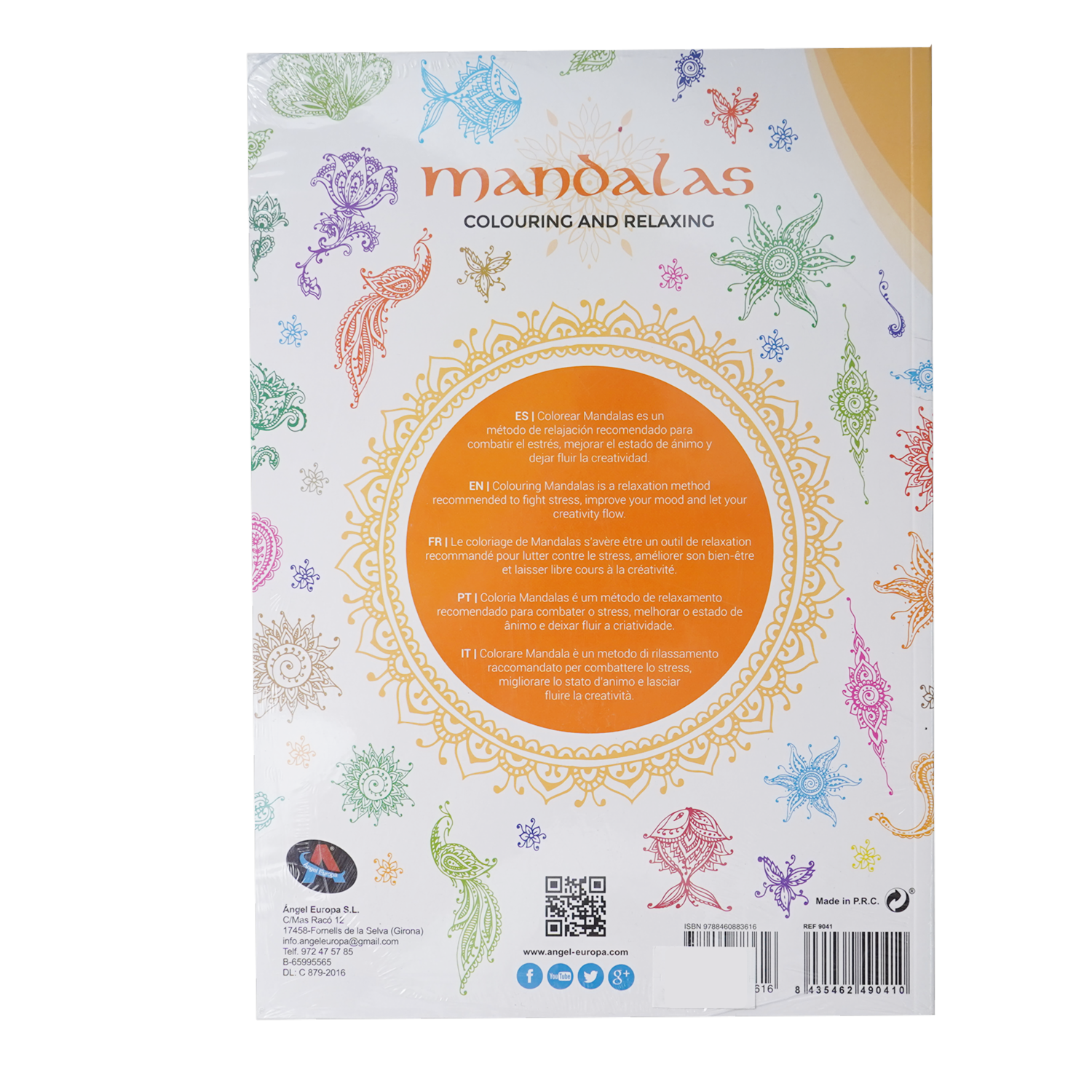 Libro Mandala Geometri 2 MI-LLA 56 Páginas
