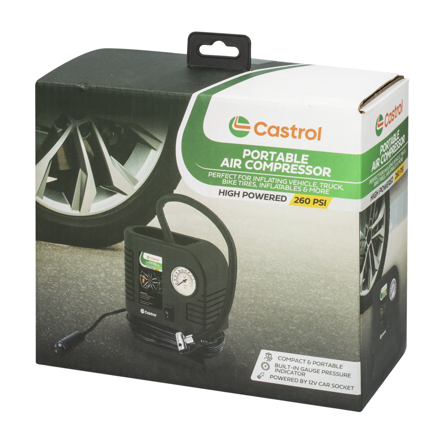 Compresor De Aire Portable CASTROL 260 PSI