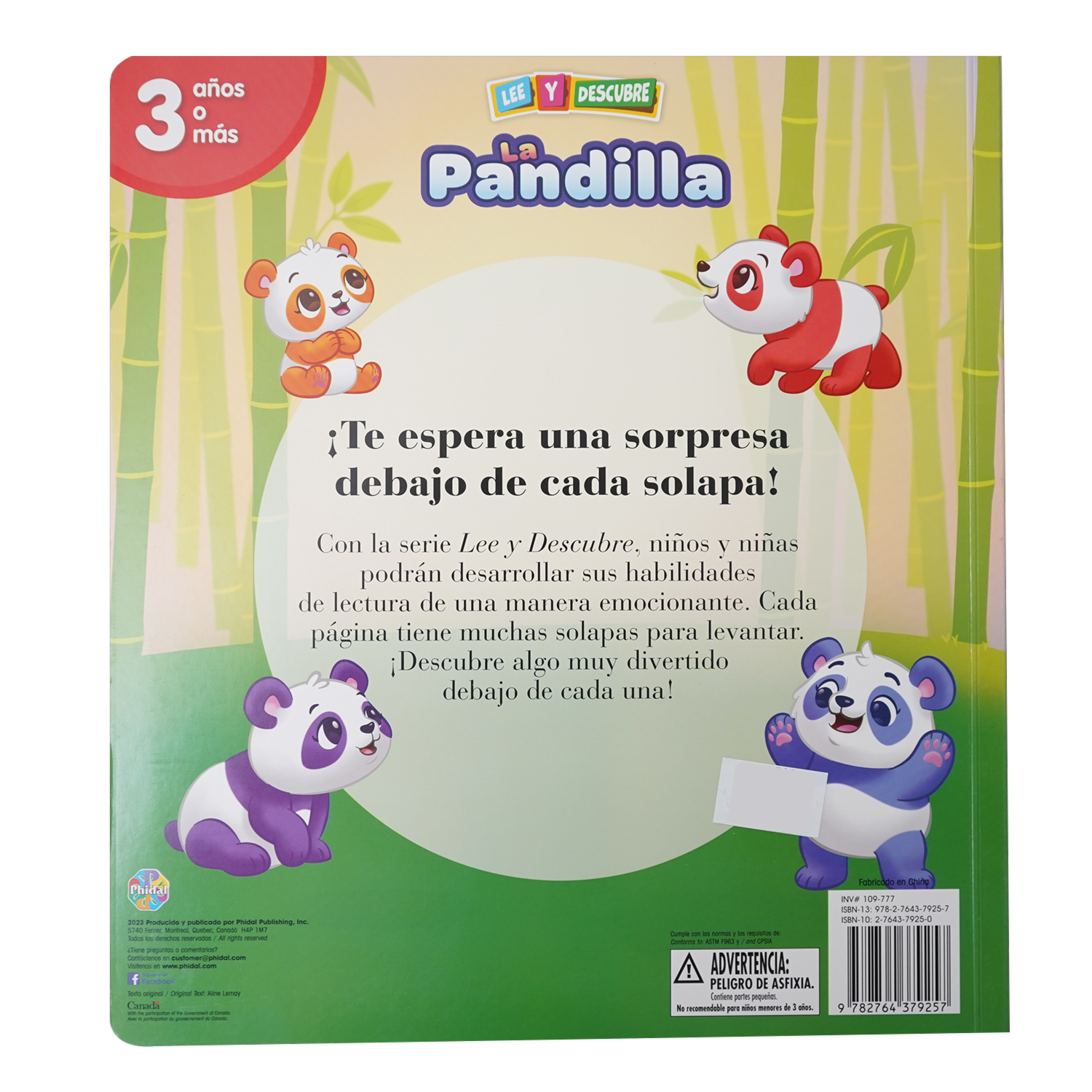 Libros La Pandilla Abre Voltea Y Descubre PHIDAL 10 Páginas
