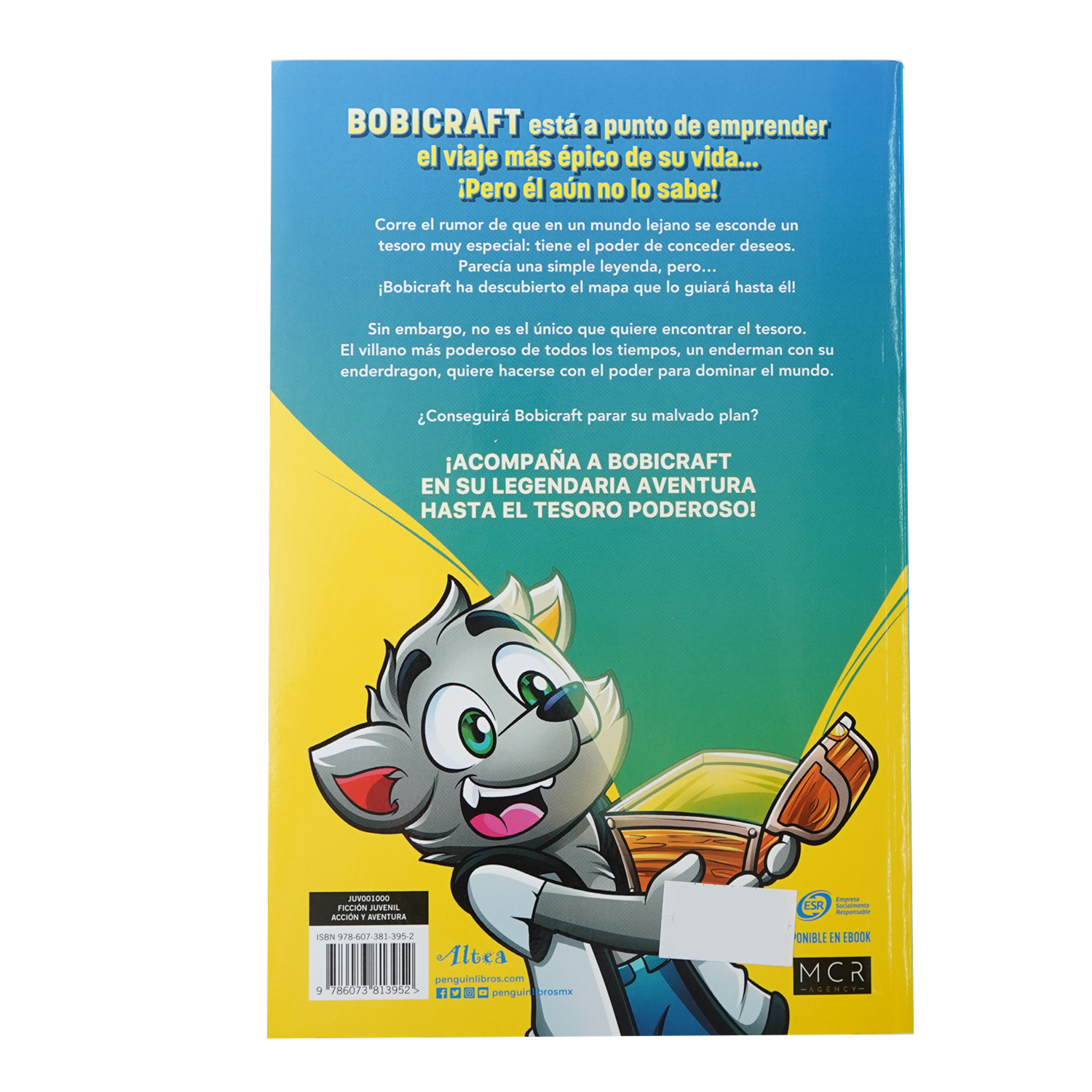 Libro Bobicraft Y El Tesoro Poderoso ALTEA 158 Páginas