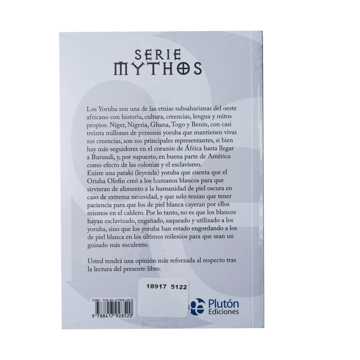 Libro Mitología Yoruba PLUTÓN 219 Páginas