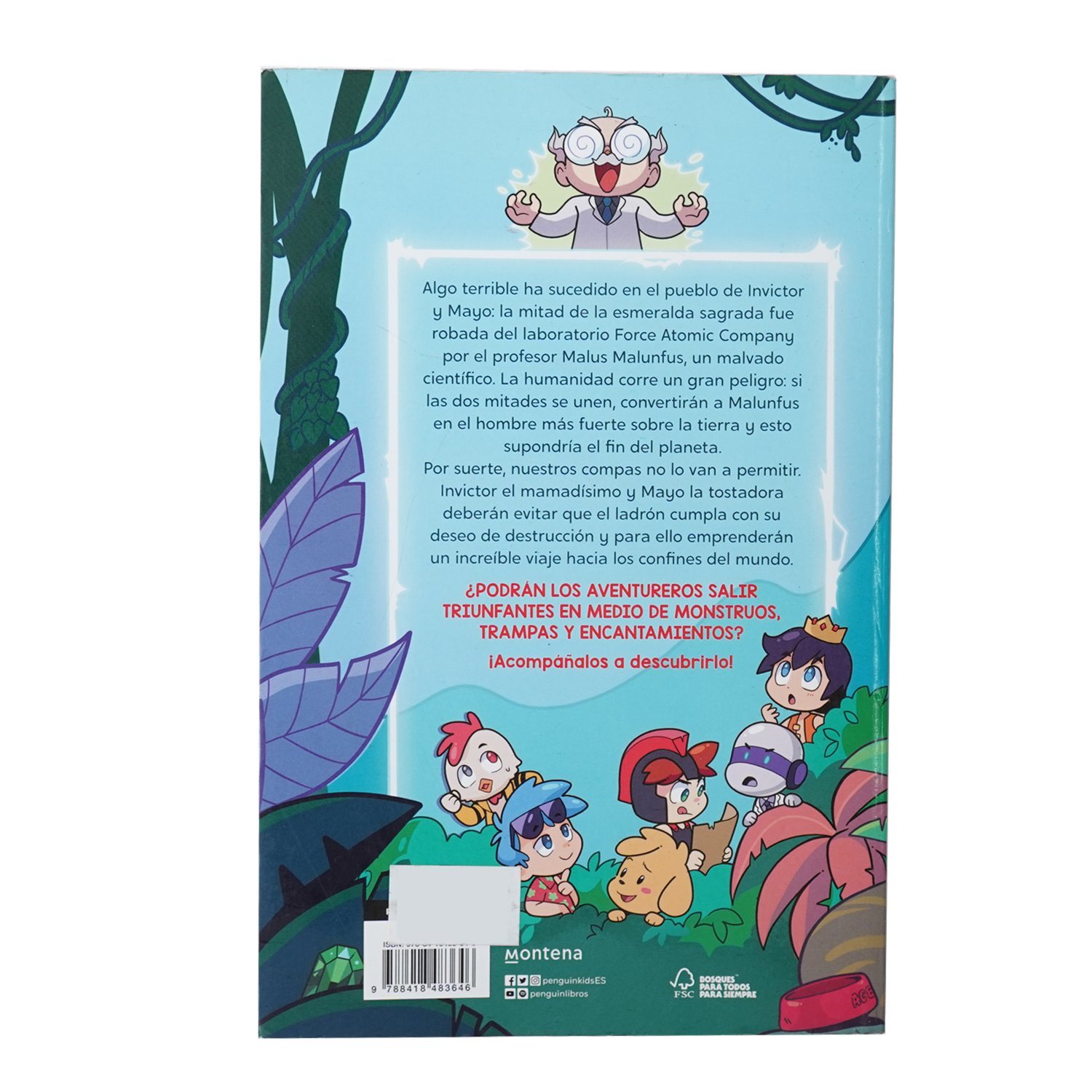 Libro Invictor Y Mayo En Busca De La Esmeralda MONTENA 182 Páginas