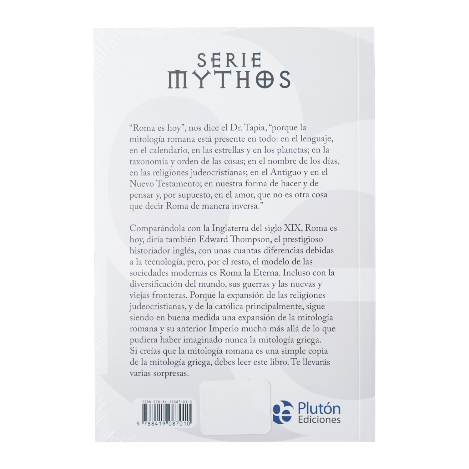 Mitología Romana Javier Tapia PLUTÓN 224 Páginas