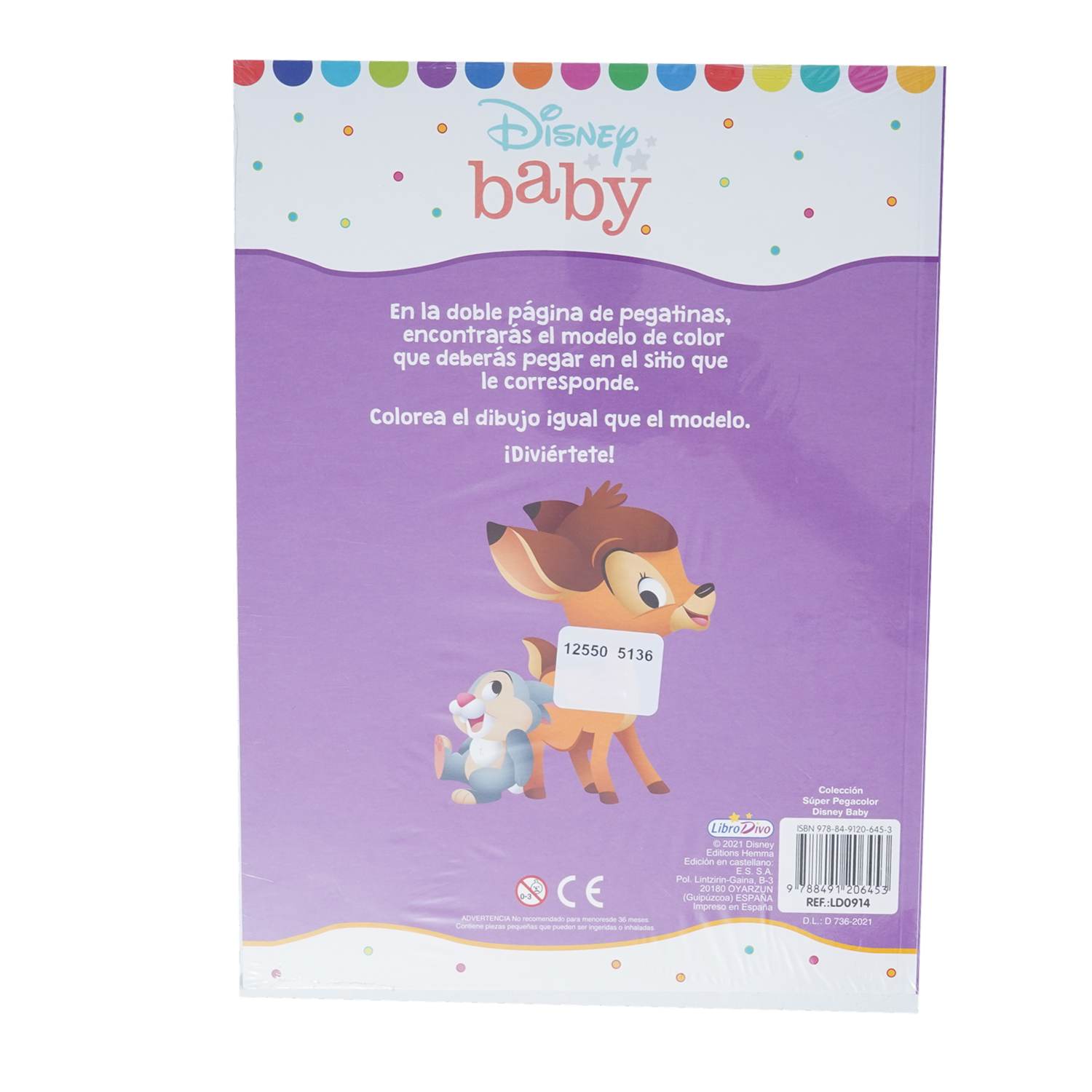 Libro Baby Super Pegacolor LIBRO DIVO 44 Páginas