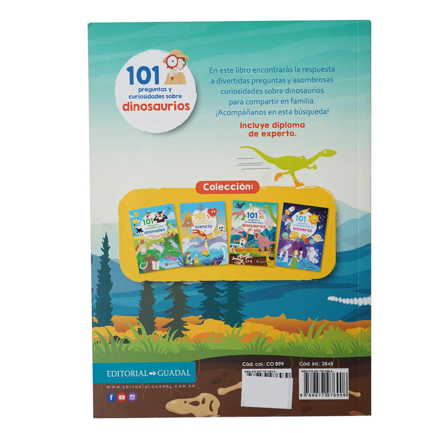 Libros 101 Preguntas Y Curiosidades Sobre Dinosaurios EL GATO DE HOJALATA 62 Páginas