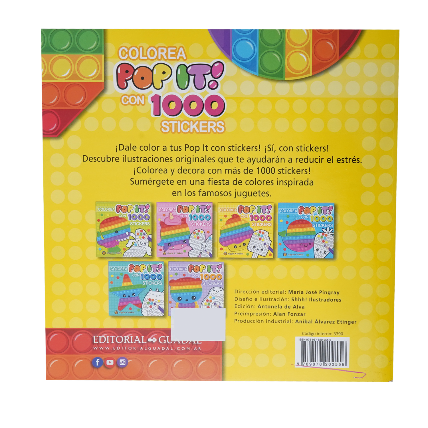Libro Pop-It – Cupcake EL GATO DE HOJALATA 20 Páginas