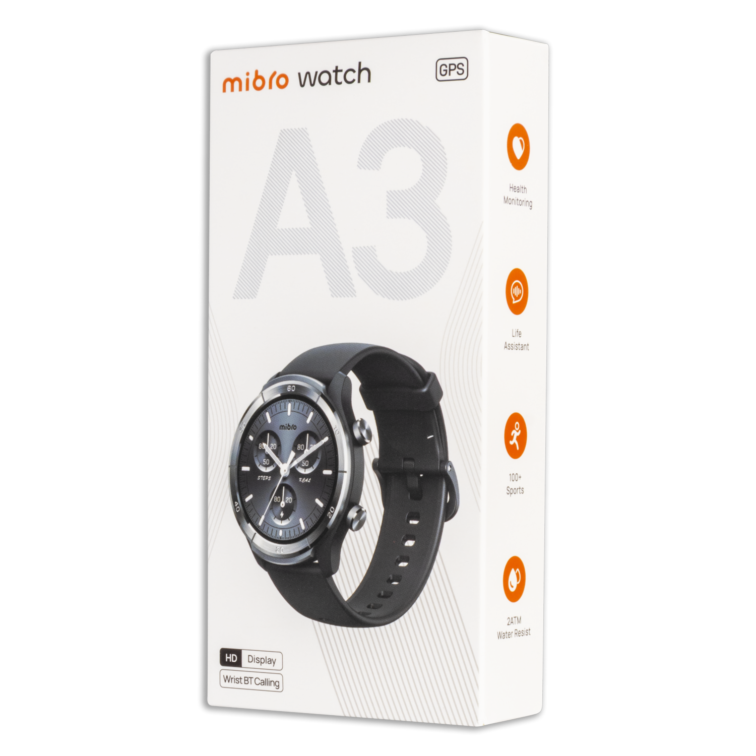 Smartwatch A3 Negro MIBRO 51 Mm X 9,8 Mm