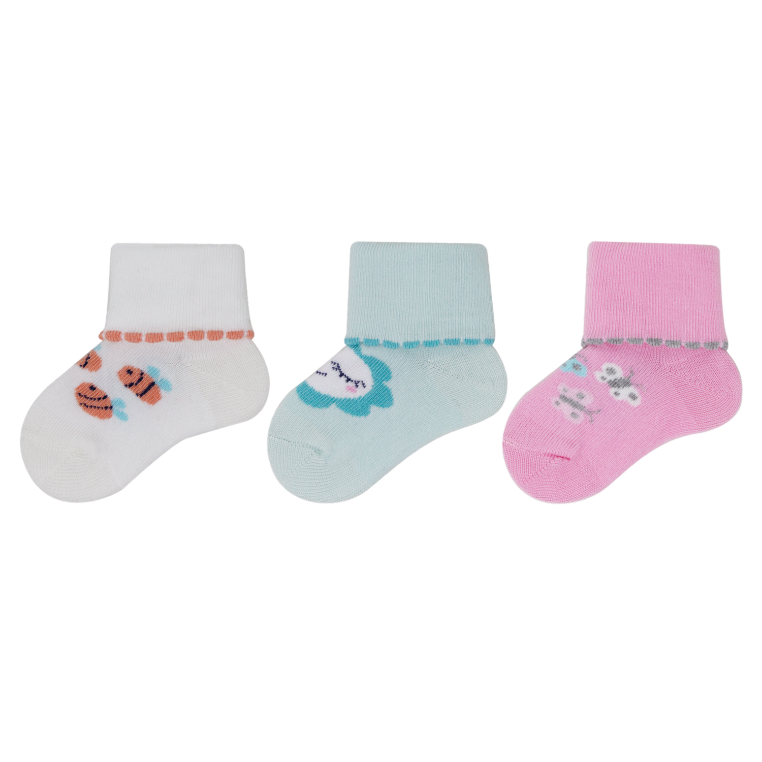 Medias Puño Liso Pack X 3 GK BASIC