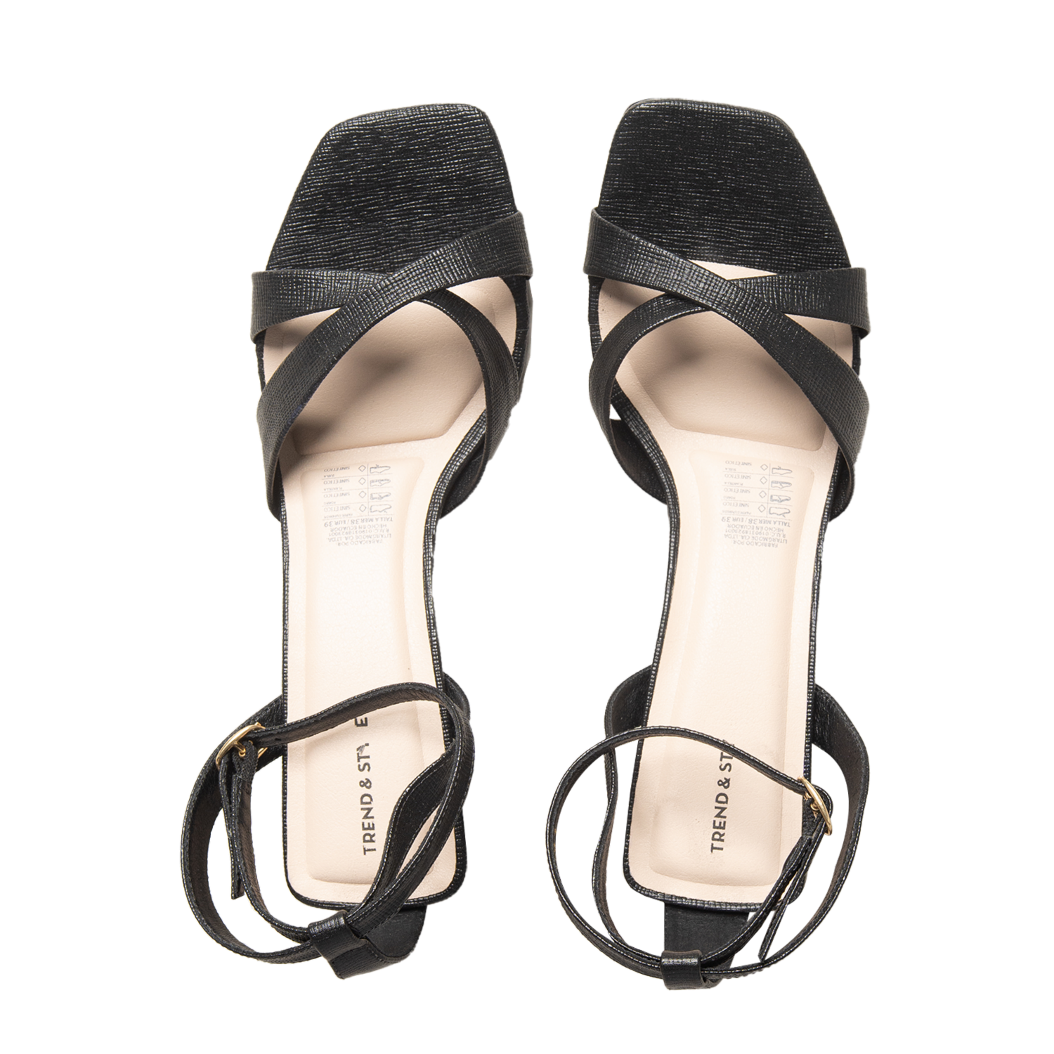 Sandalias Tiras Cruzadas Taco Medio LICIOUS