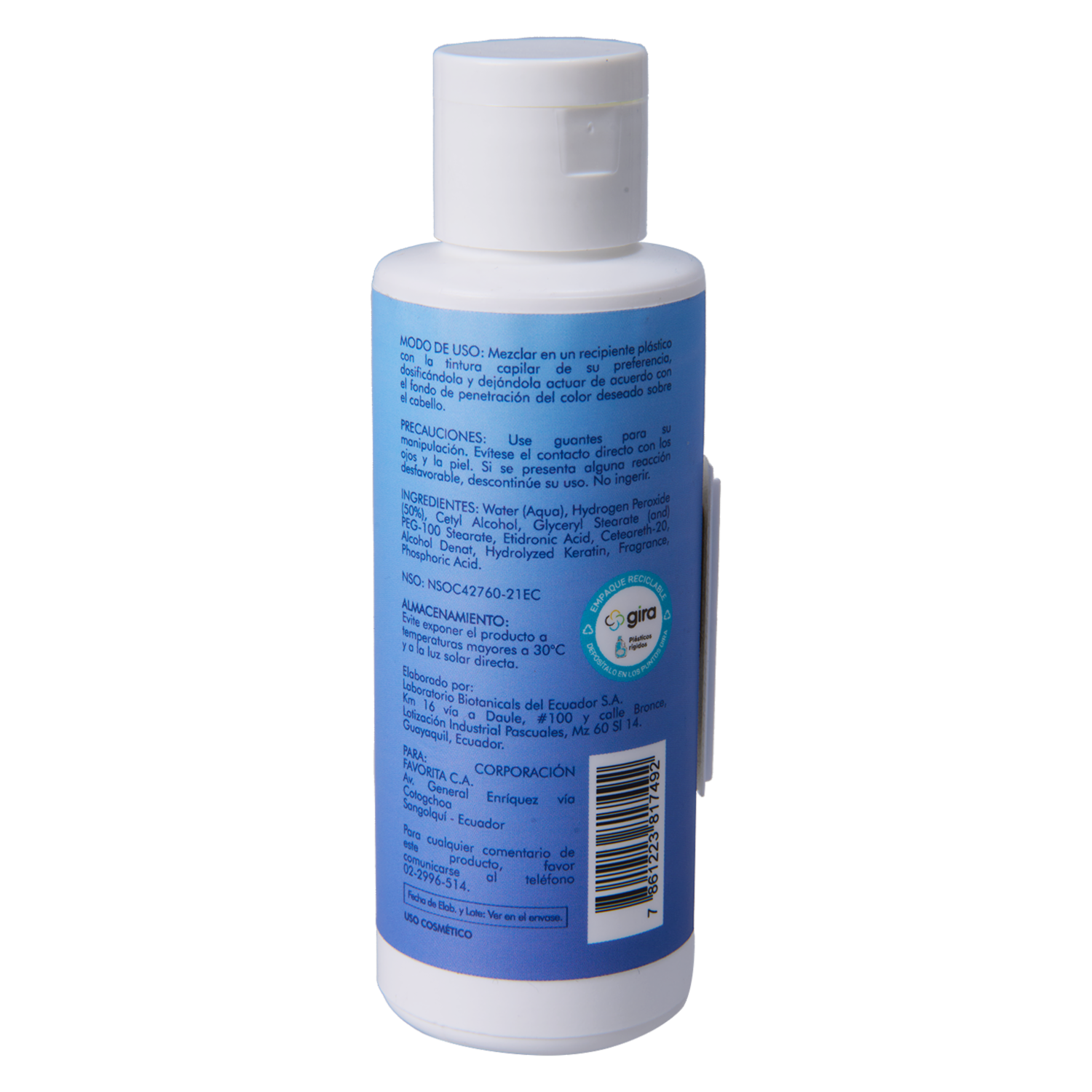 Crema Oxigenada Oxy 30  Volúmenes Al 9% GAMA 100 Ml