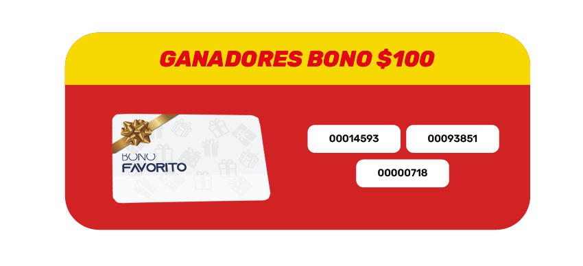 ganadores 100
