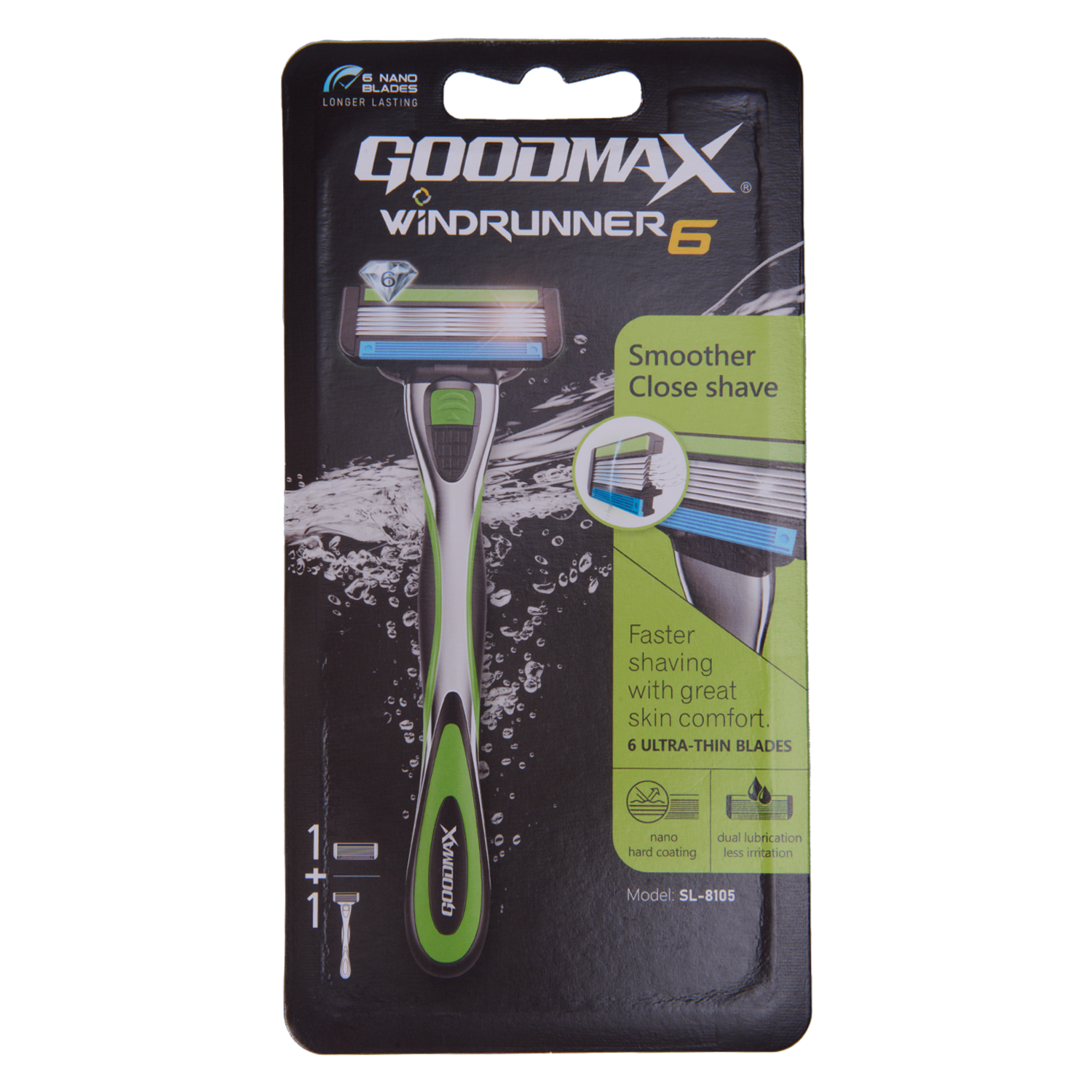 Afeitadora Wind Runner 6 GOODMAX 2 Piezas
