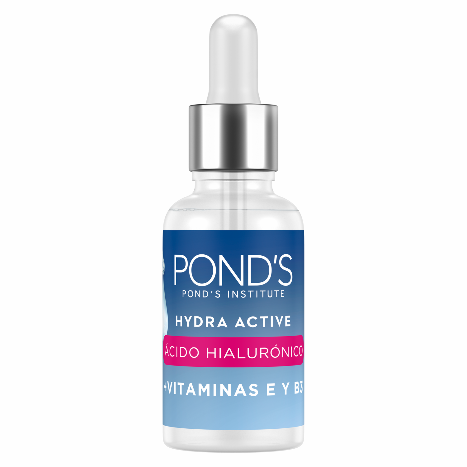 Sérum Facial Concentrado Hydra Active  Con Ácido Hyalurónico + Vitaminas E Y B3 POND’S 30 G