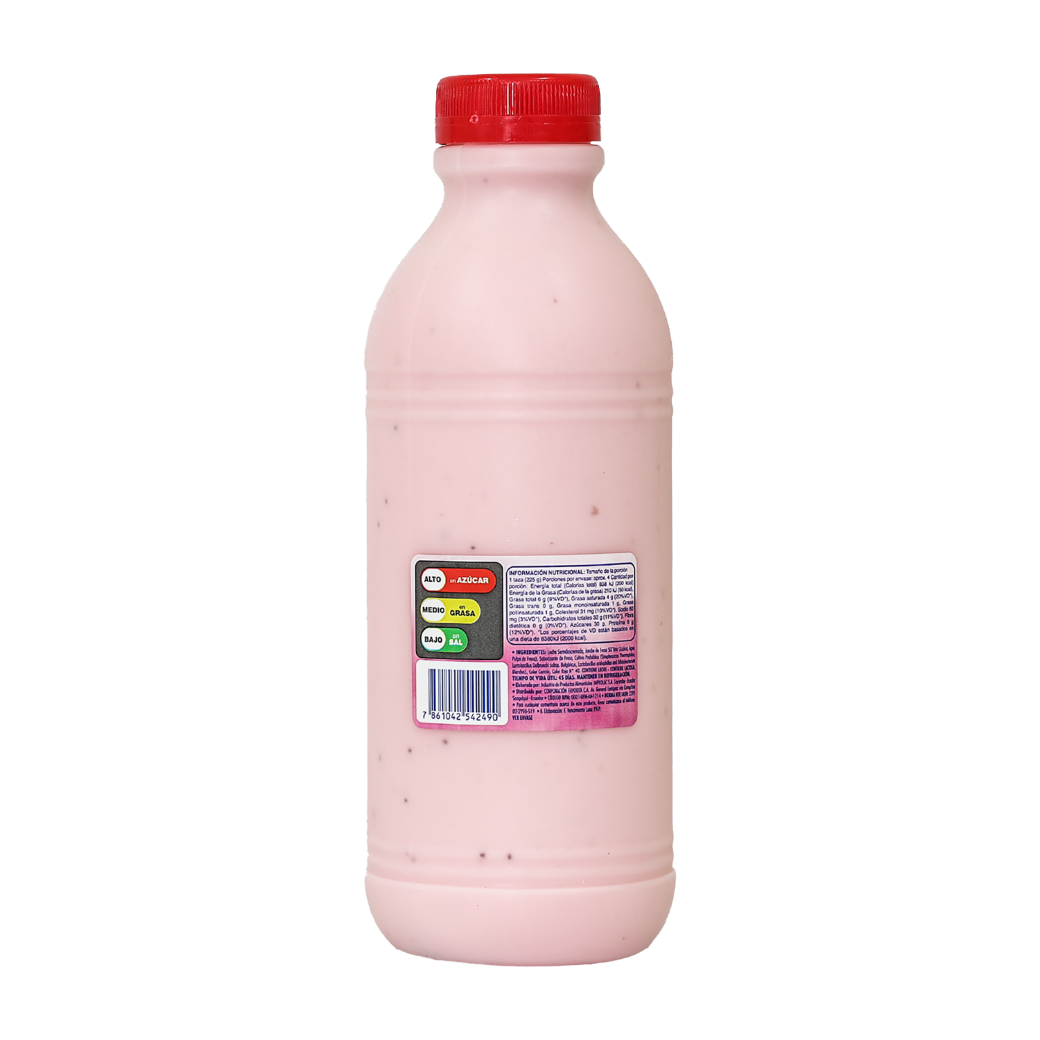 Yogurt Semidescremado Bebible Sabor A Fresa AKÍ 950 G