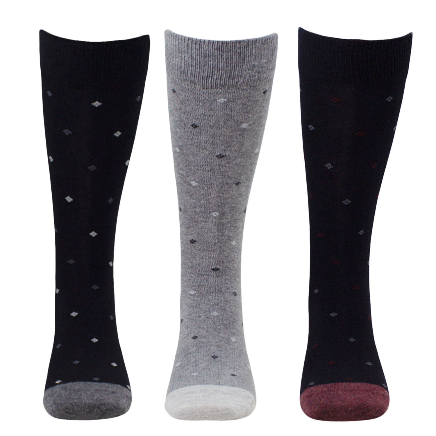 Medias Sin Costura Diamond Rombos  Varios Colores MECRISGA