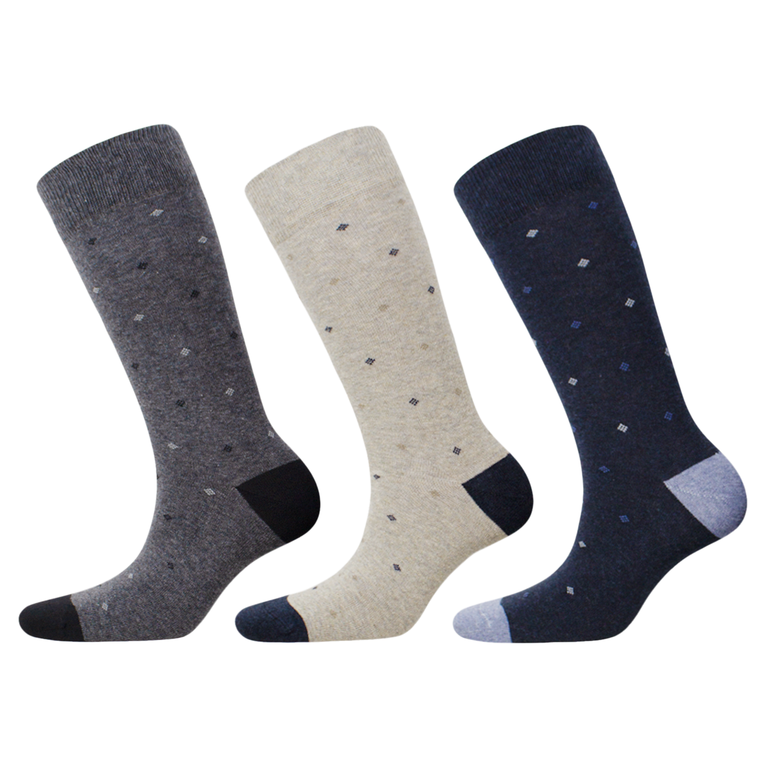 Medias Sin Costura Diamond Rombos  Varios Colores MECRISGA