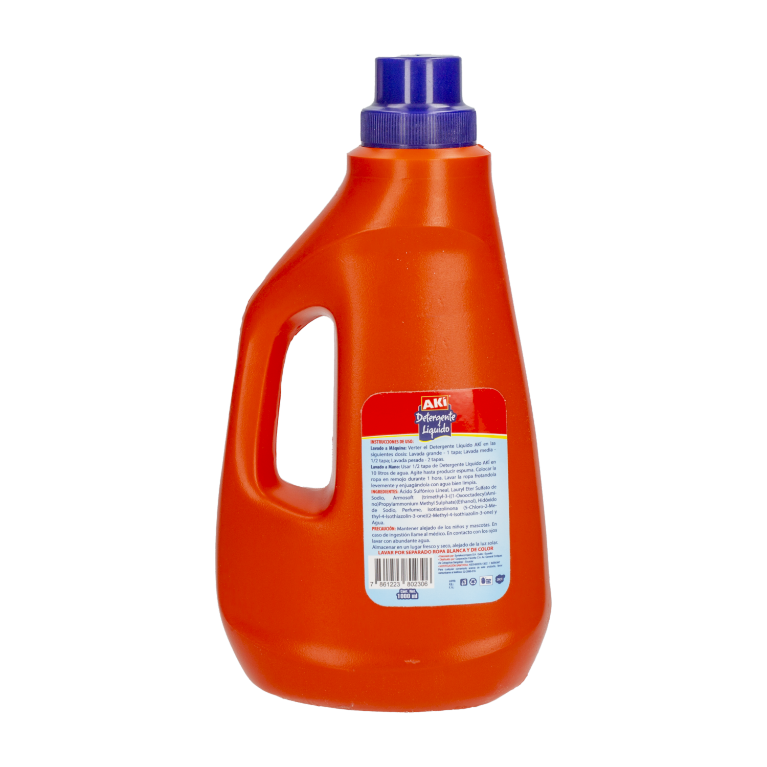 Detergente Líquido Con Suavizante AKÍ 1000 Ml