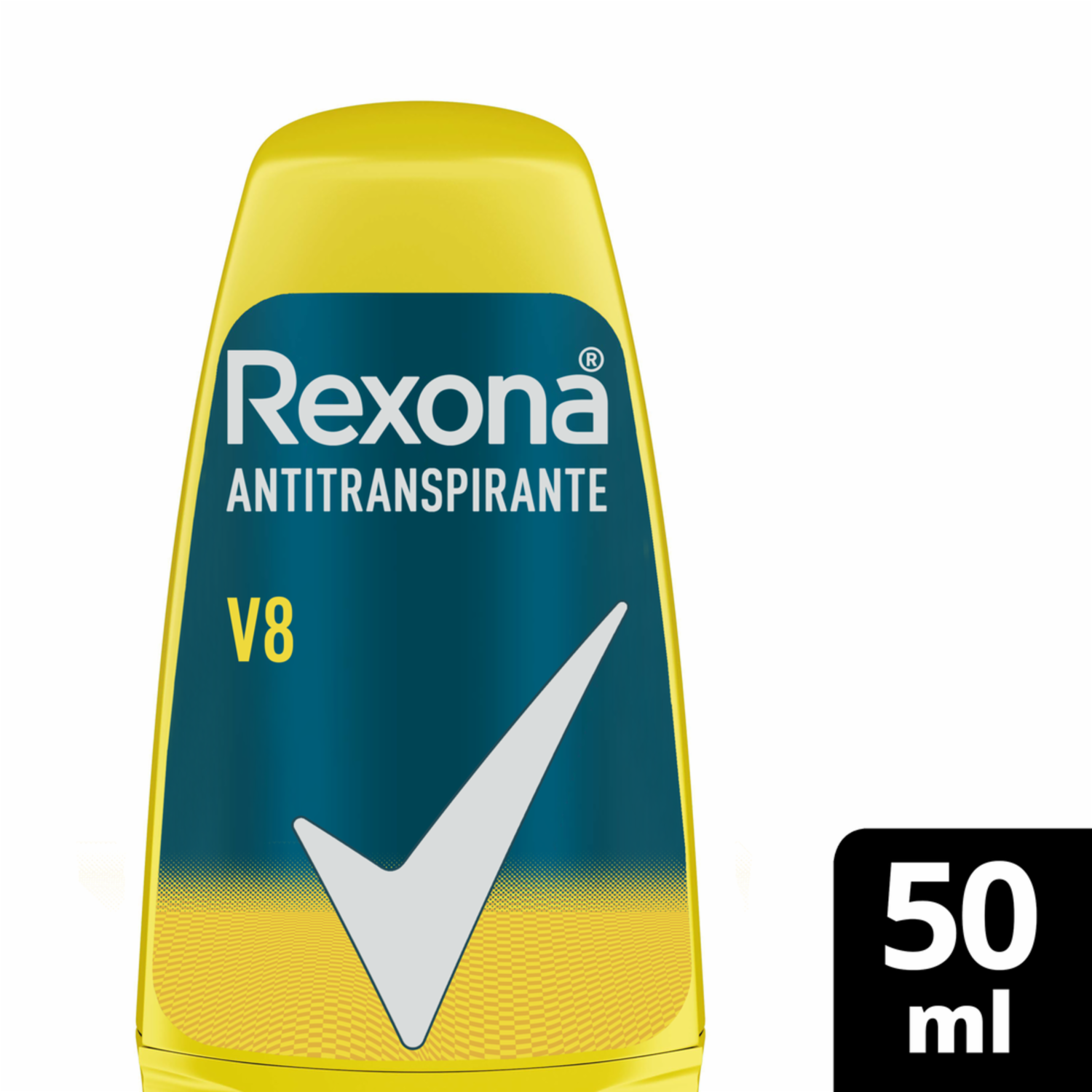 Desodorante En Roll On Para Caballero V8 Nueva Fórmula REXONA 50 Ml