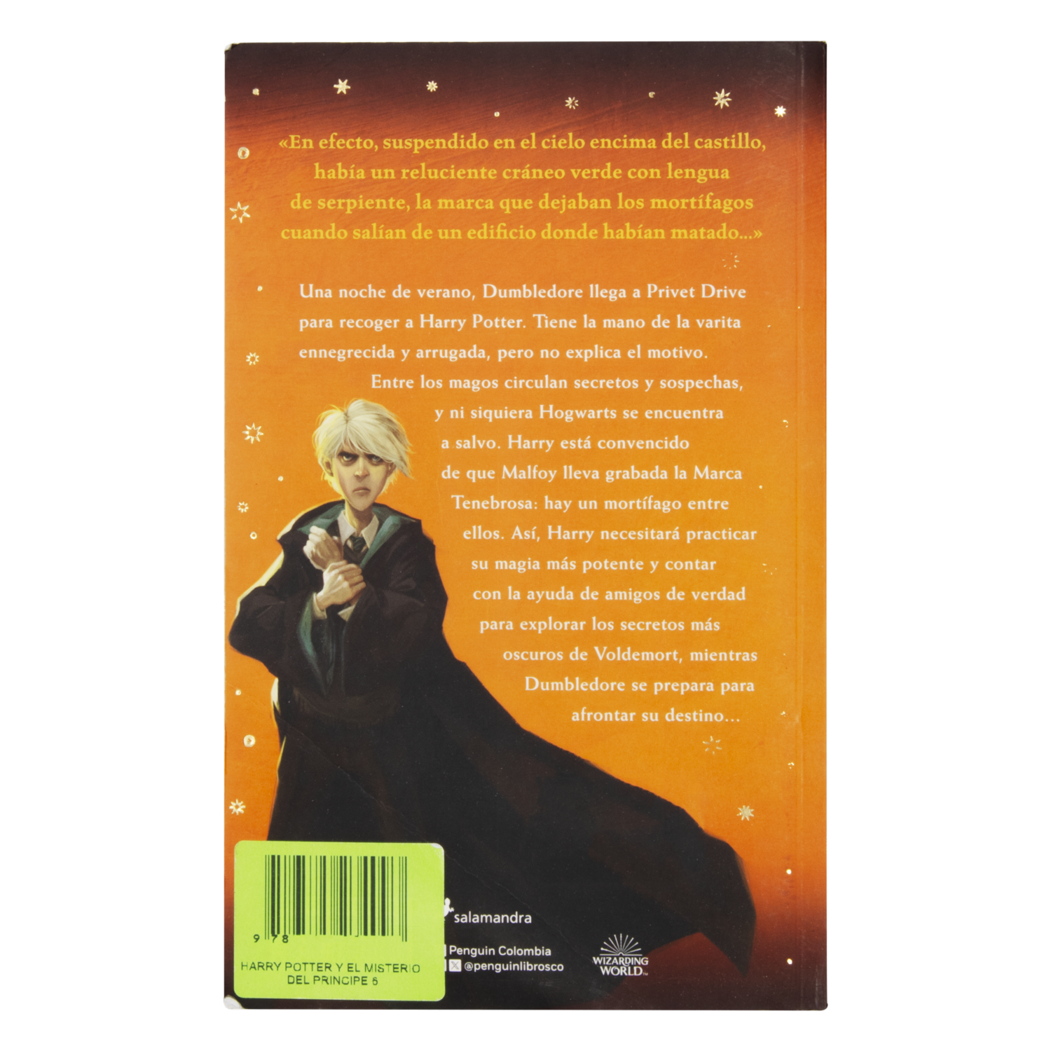 Libro Harry Potter Y El Misterio Del Principe 6 SALAMANDRA 345 Páginas