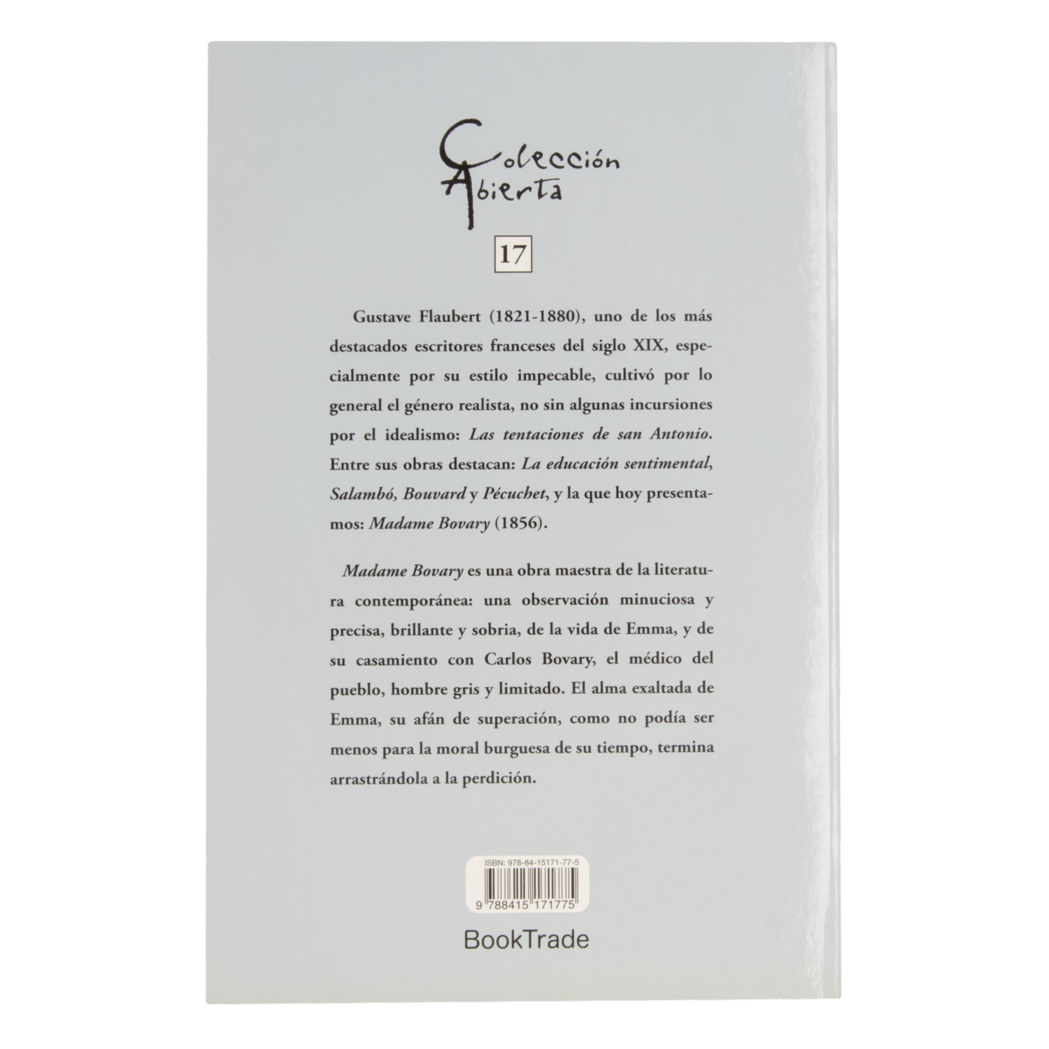 Libro Madame Bovary BOOK TRADE 220 Páginas