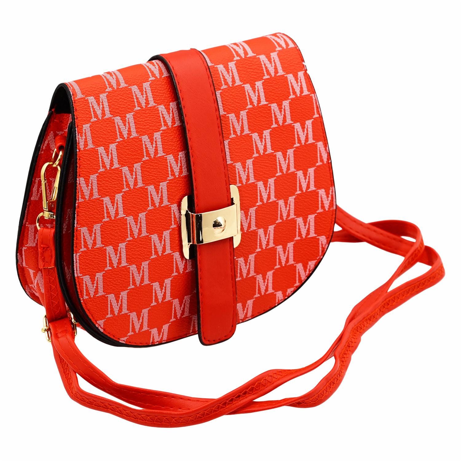 Cartera Con Tapa Y Broche De Letra CHIC Talla Pequeño