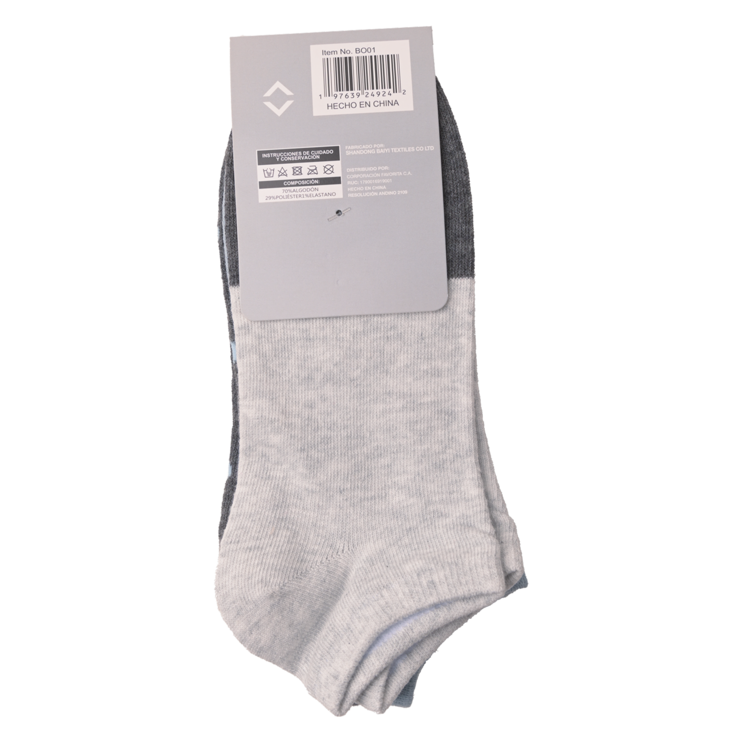 Medias Tobillera X 3 PULSE Talla 9-11