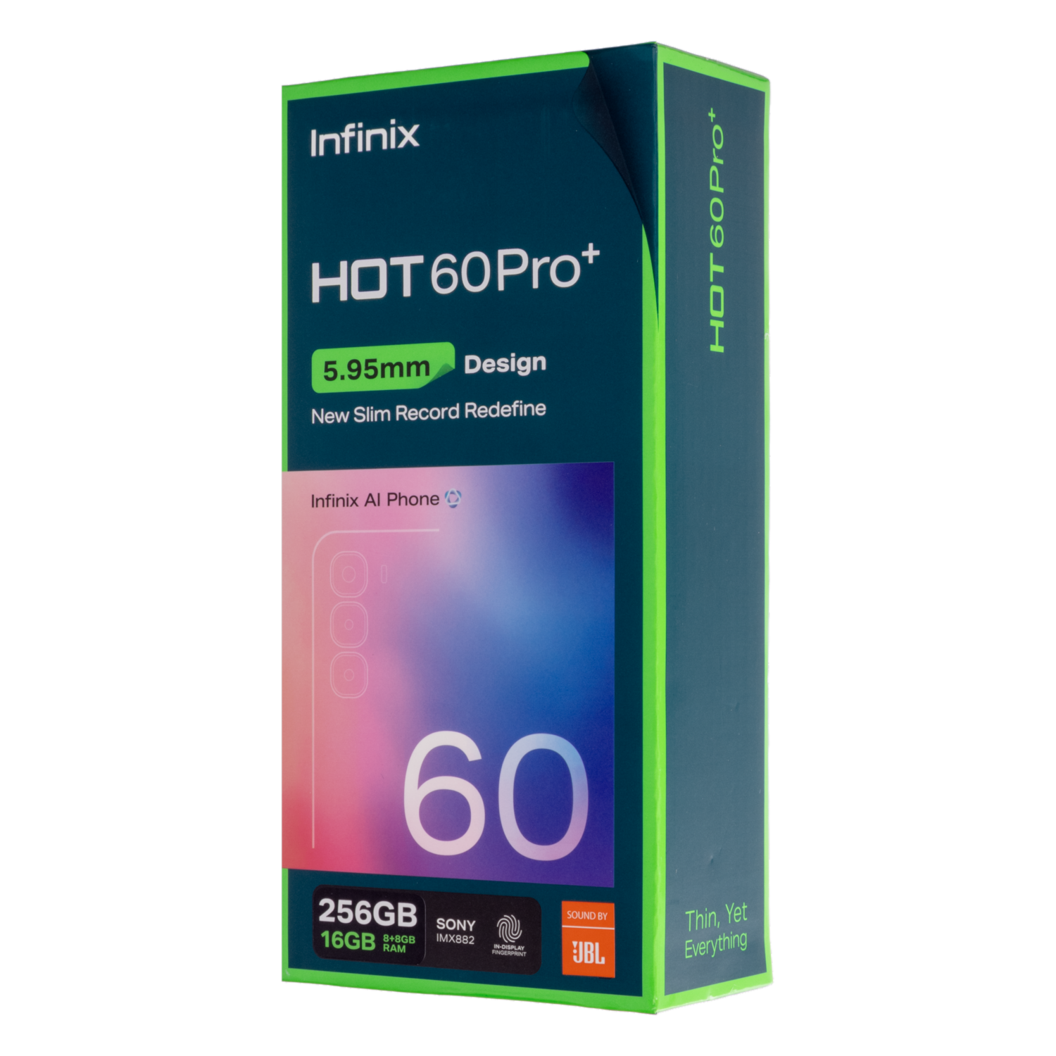 Teléfono Celular Hot 60 Pro + 5.95 Mm Design INFINIX 256 Gb + 16 Gb