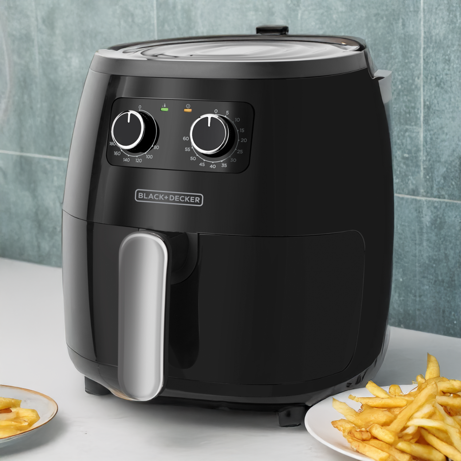 Air Fryer 1500 Watts Manual HF5055B BLACK & DECKER 5,7 Litros
