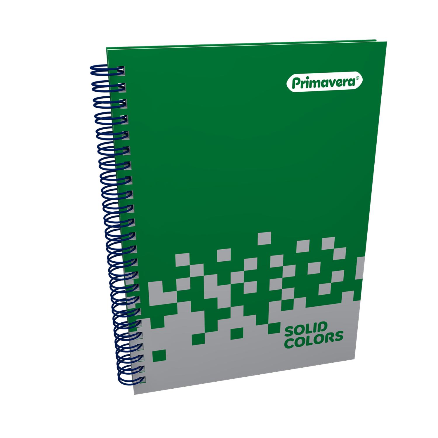 Cuaderno Argollado Cuadros Solid Colors PRIMAVERA 80 Hojas