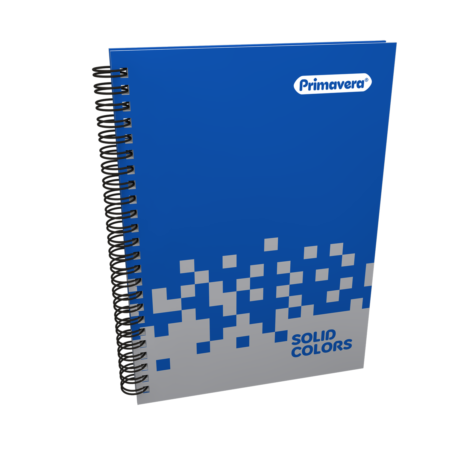 Cuaderno Argollado Cuadros Solid Colors PRIMAVERA 80 Hojas