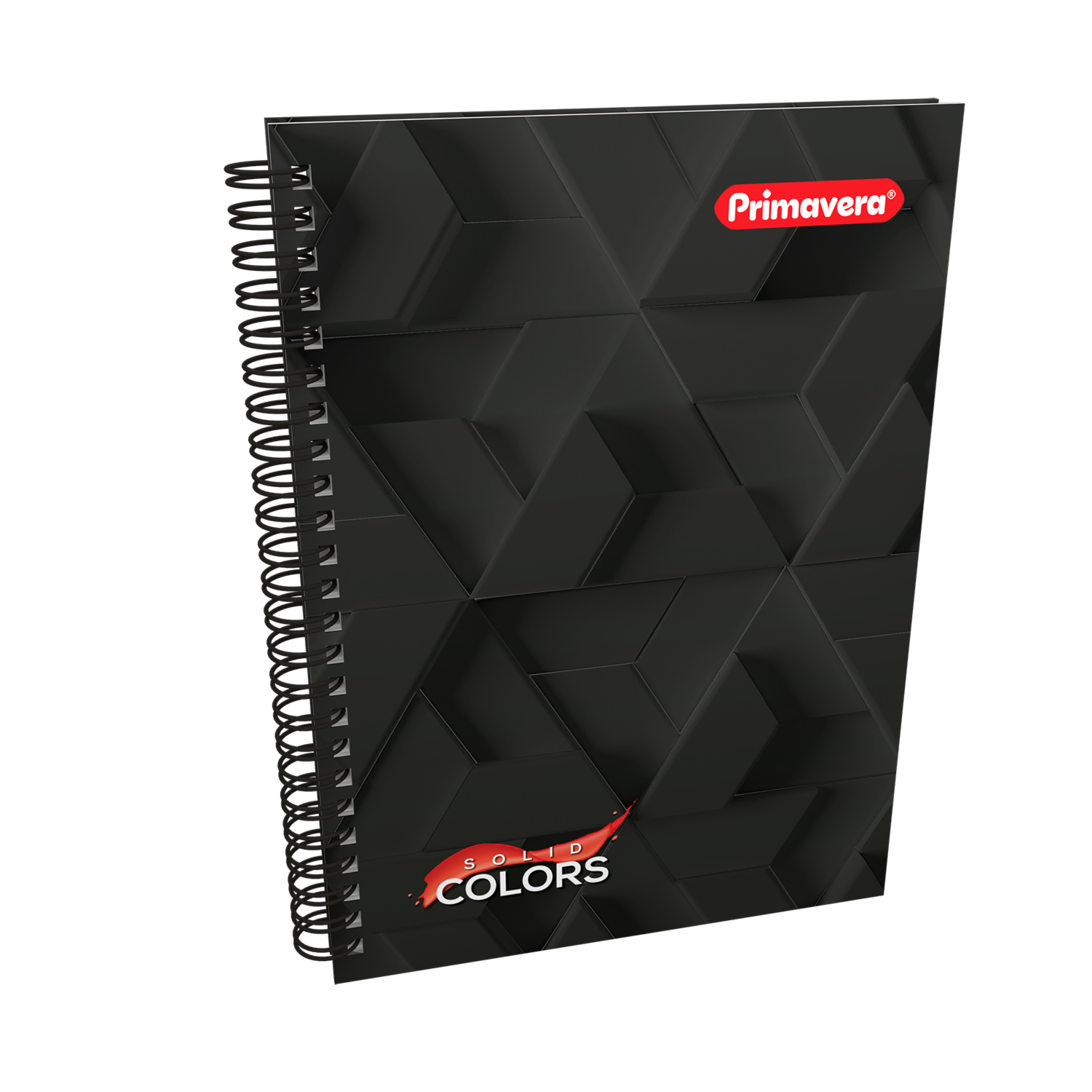 Cuaderno Argollado Cuadros Solid Colors PRIMAVERA 80 Hojas