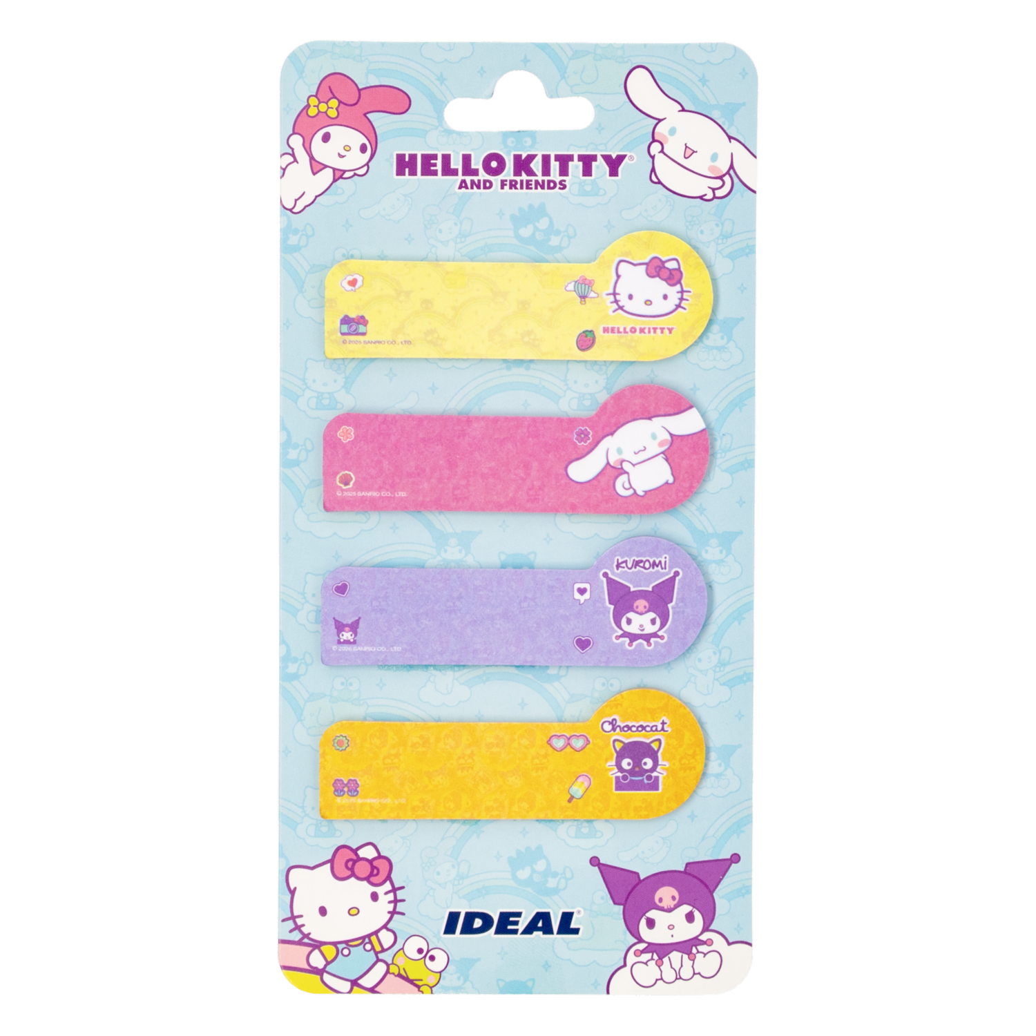 Banderitas Adhesivas Hello Kitty Y Friends IDEAL 80 Hojas