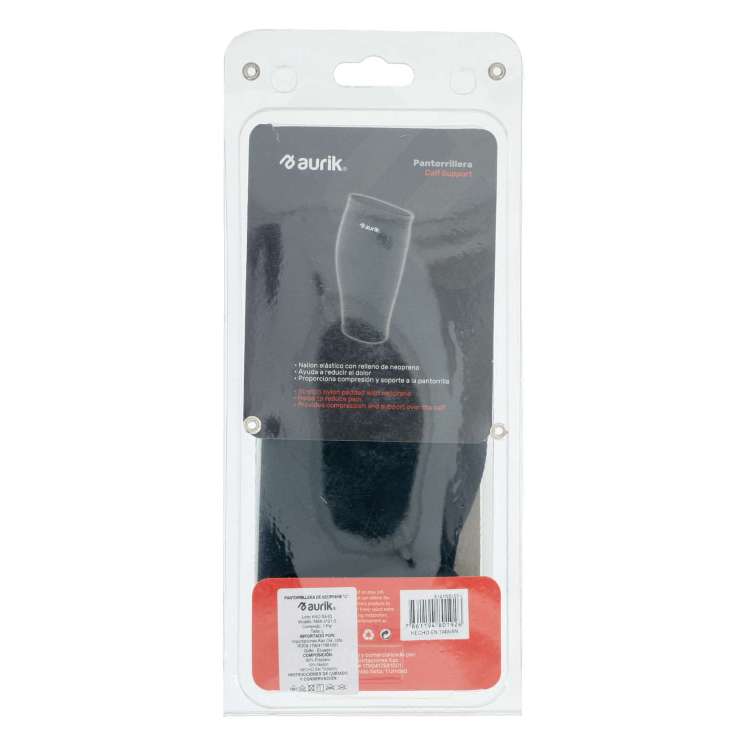 Pantorrillera De Neoprene AURIK Large
