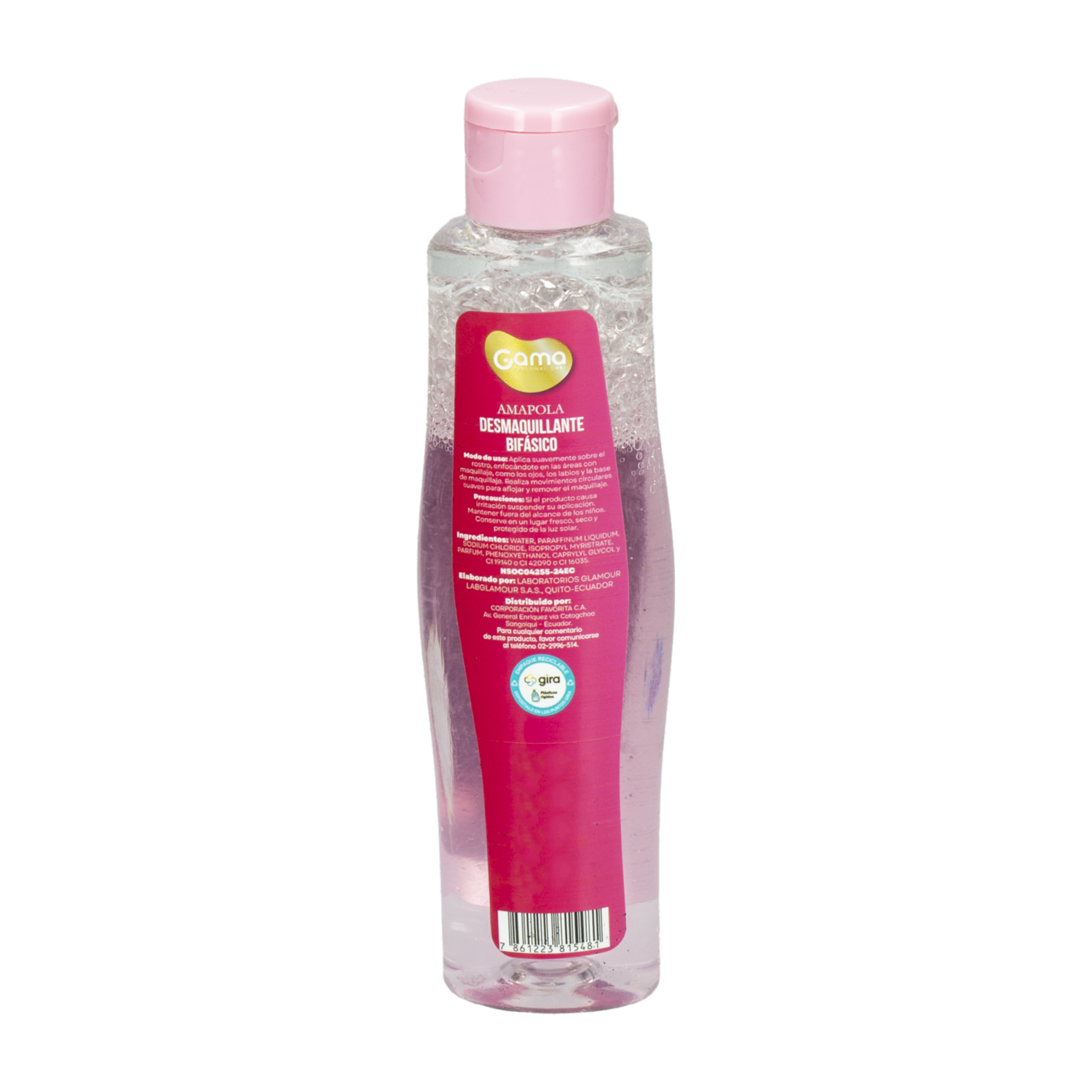 Desmaquillante Bifásico Amapola GAMA 150  Ml
