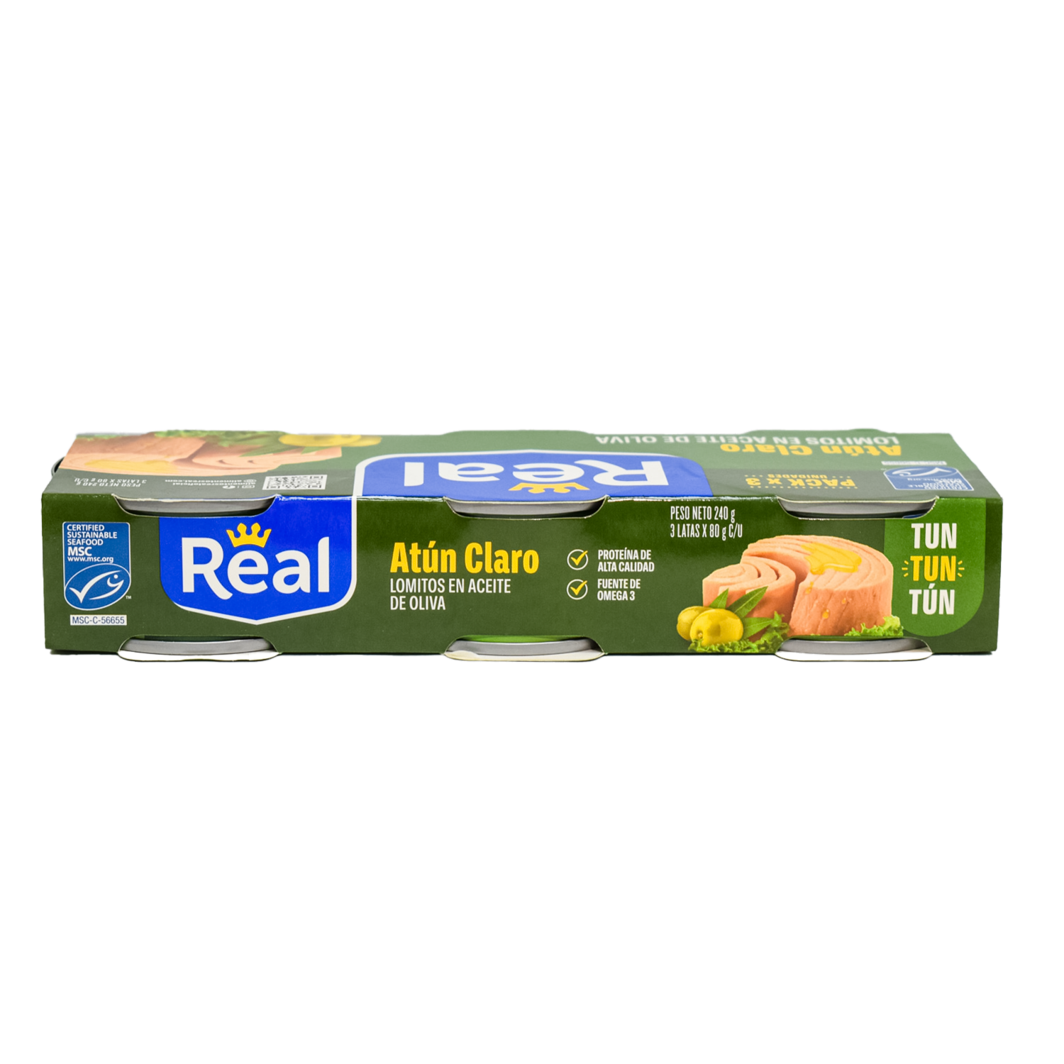 Atún Claro En Aceite Oliva REAL 240  G