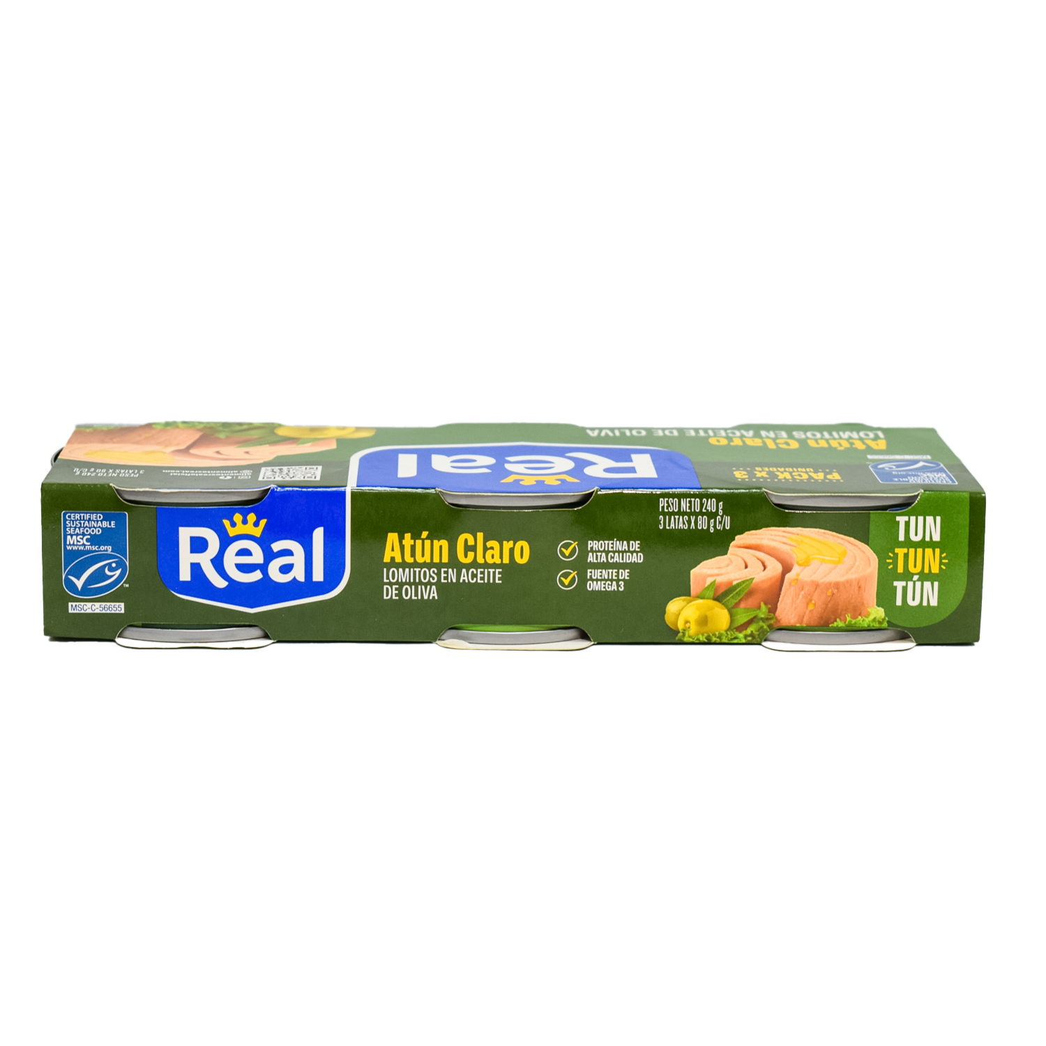 Atún Claro En Aceite Oliva REAL 240  G