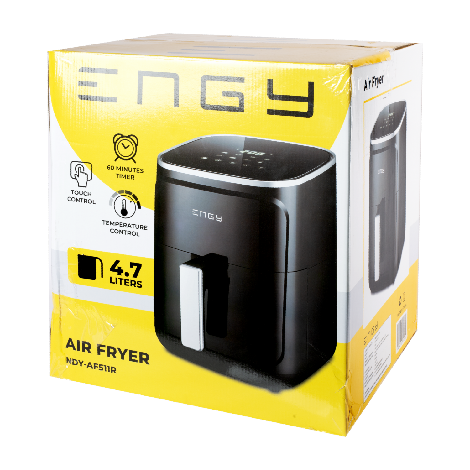 Air Fryer 1400 Watts Digital NDY-AF511R ENGY 4.7 Litros