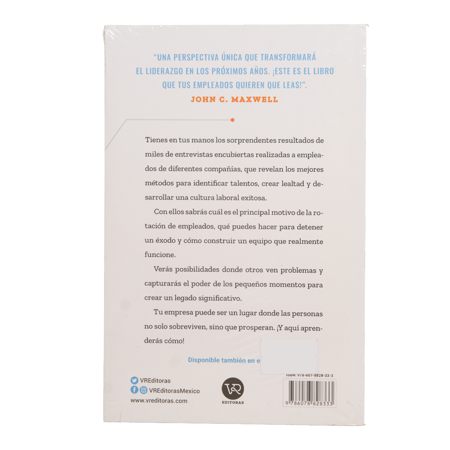 Libro Secreto Del Liderazgo V&R 310 Páginas