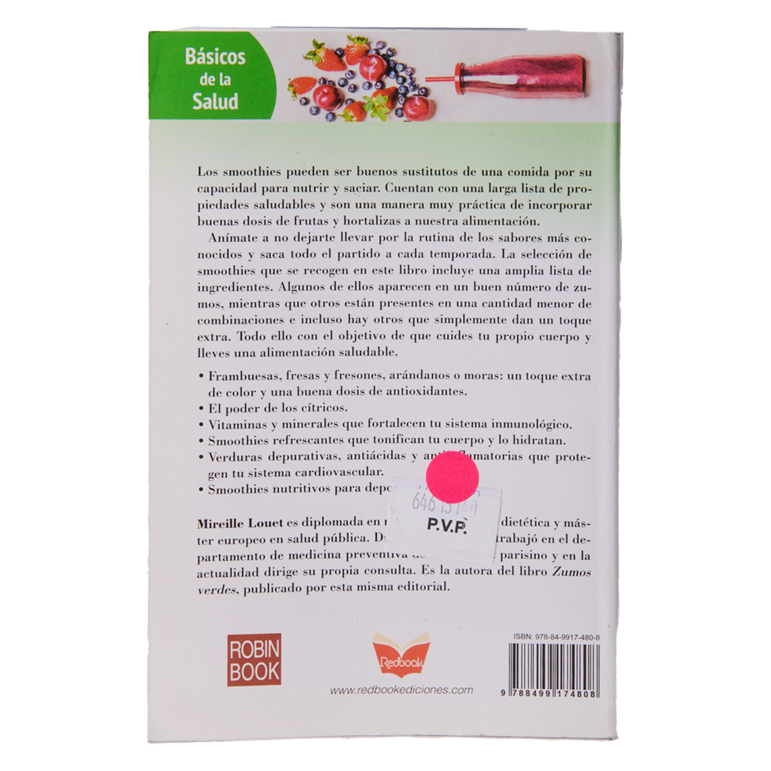 Libro Smoothies ROBIN BOOK 160 Páginas
