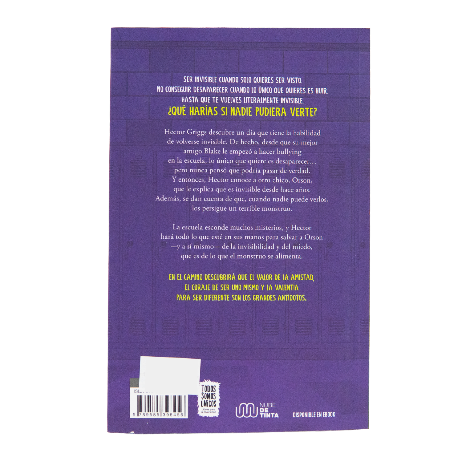 Libro La Escuela De Los Niños Invisibles NUBE DE TINTA 313 Páginas