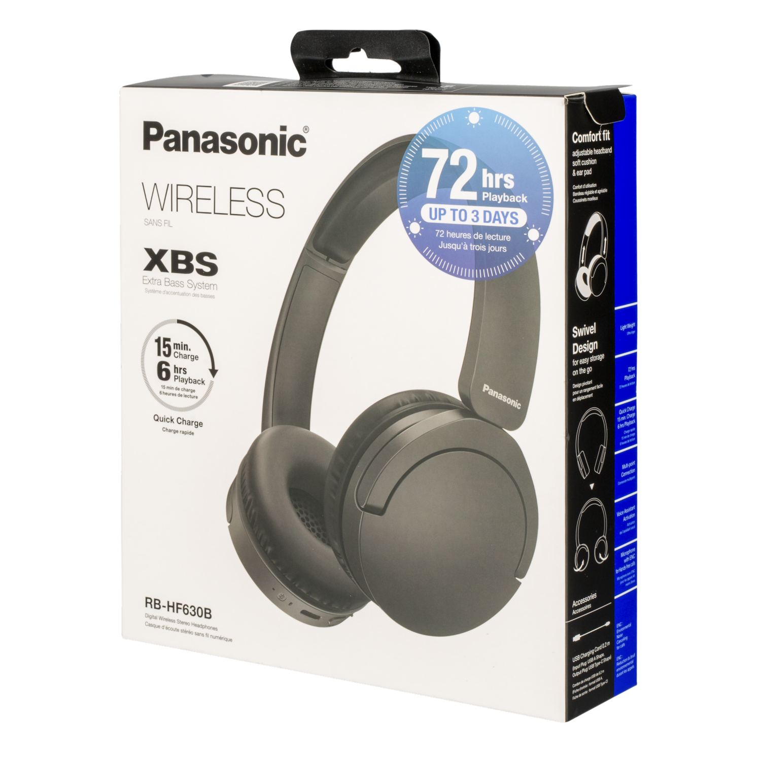 Audífonos Xbs Modelo RB-HF630B PANASONIC Wireless