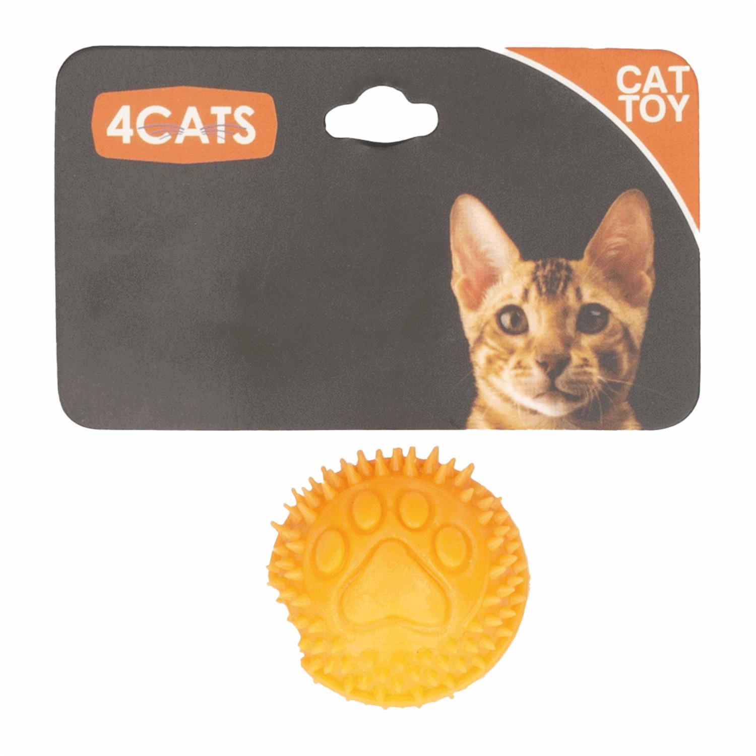 Juguete Para Gatos Mini Pelota Con Cascabel 4DOGS Anti Estrés