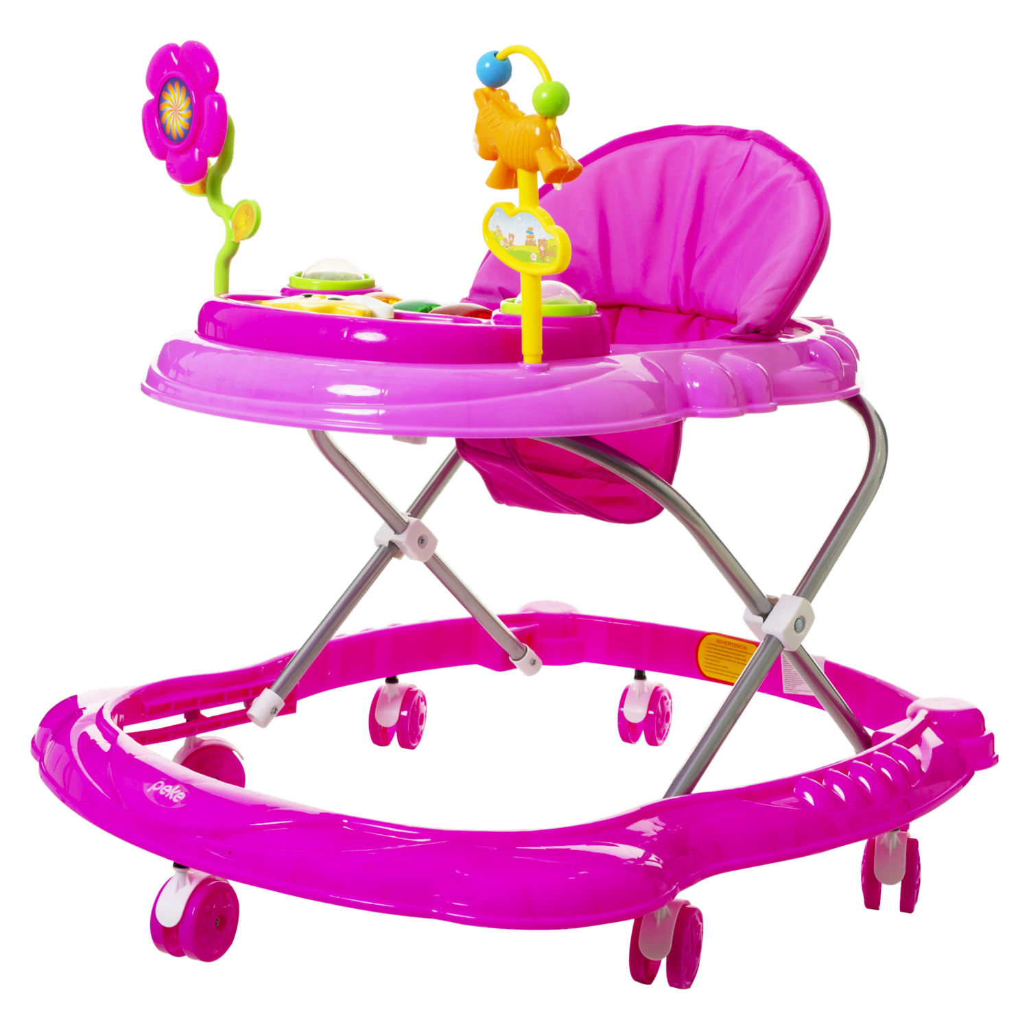 Andador Para Bebé Pink PEKE Ajustable