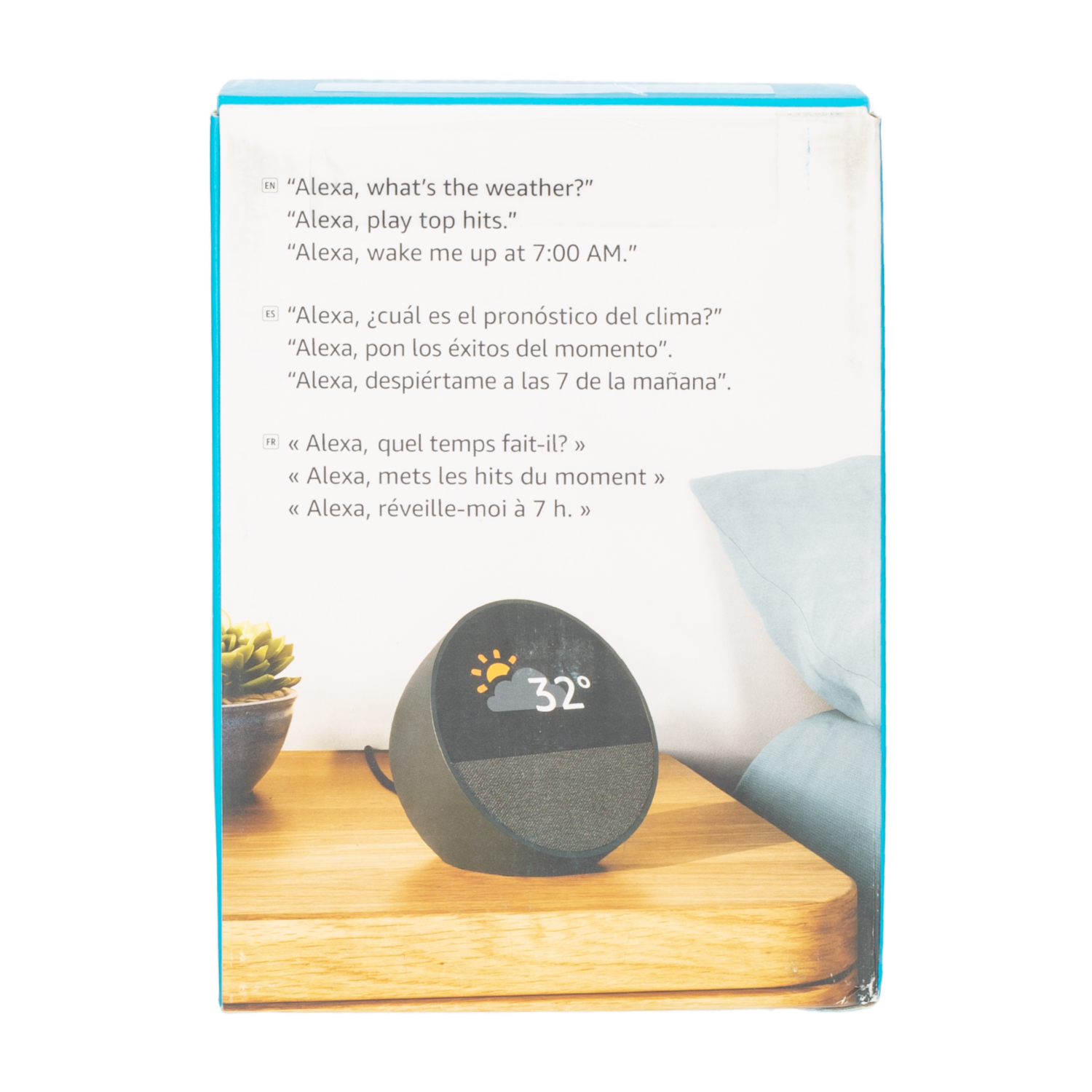 Echo Spot Black Alexa AMAZON Pantalla 2.83″
