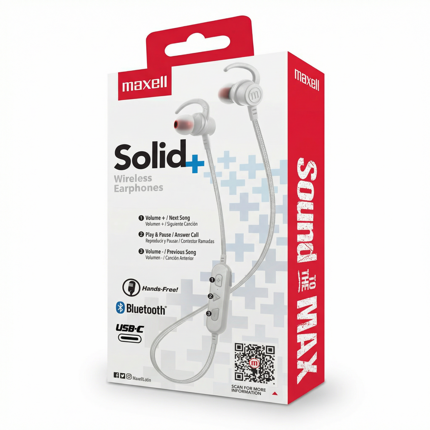 Audífonos Hakuba Wht MAXELL Bluetooth