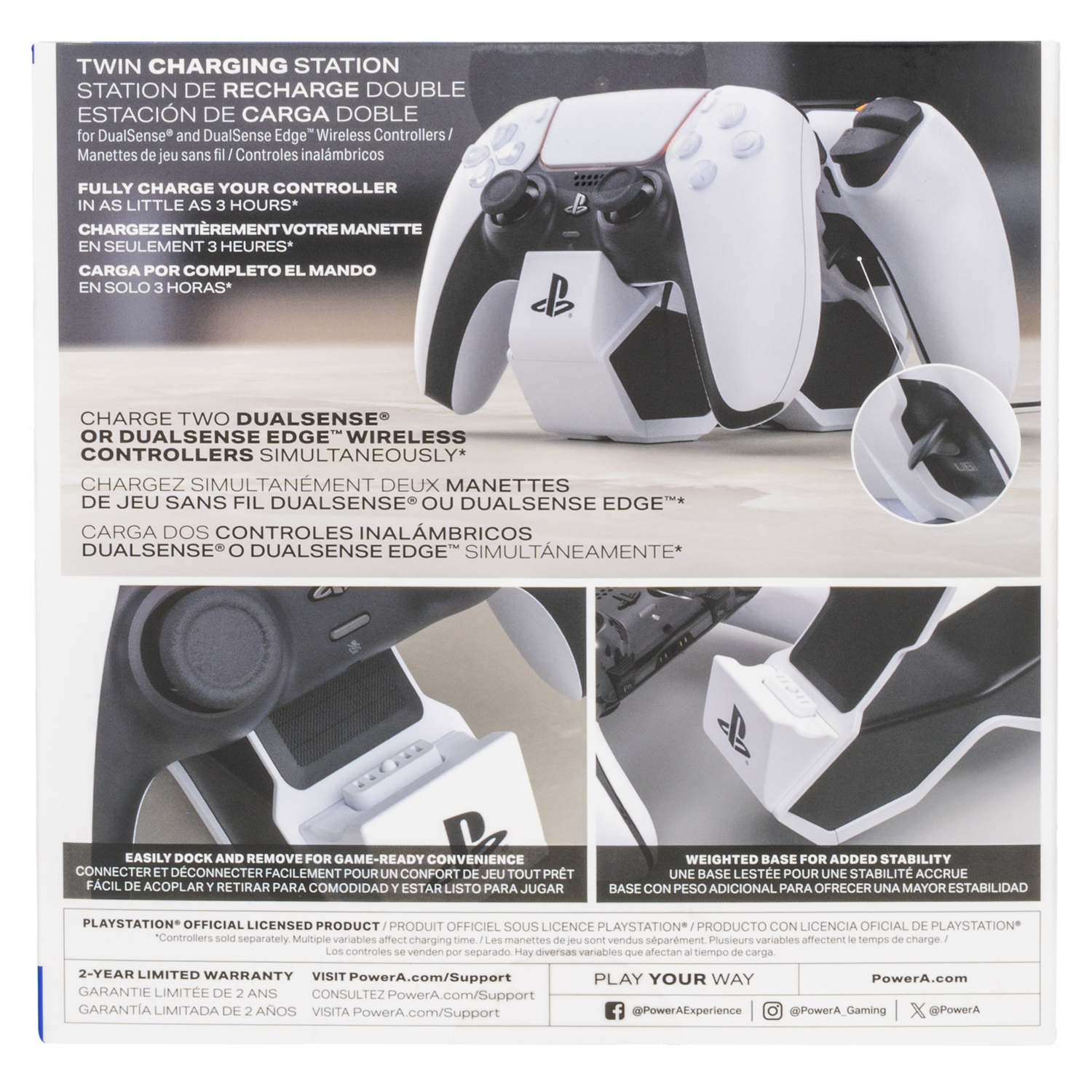 Cargador Power A – Dual Ps5 SONY Unidad