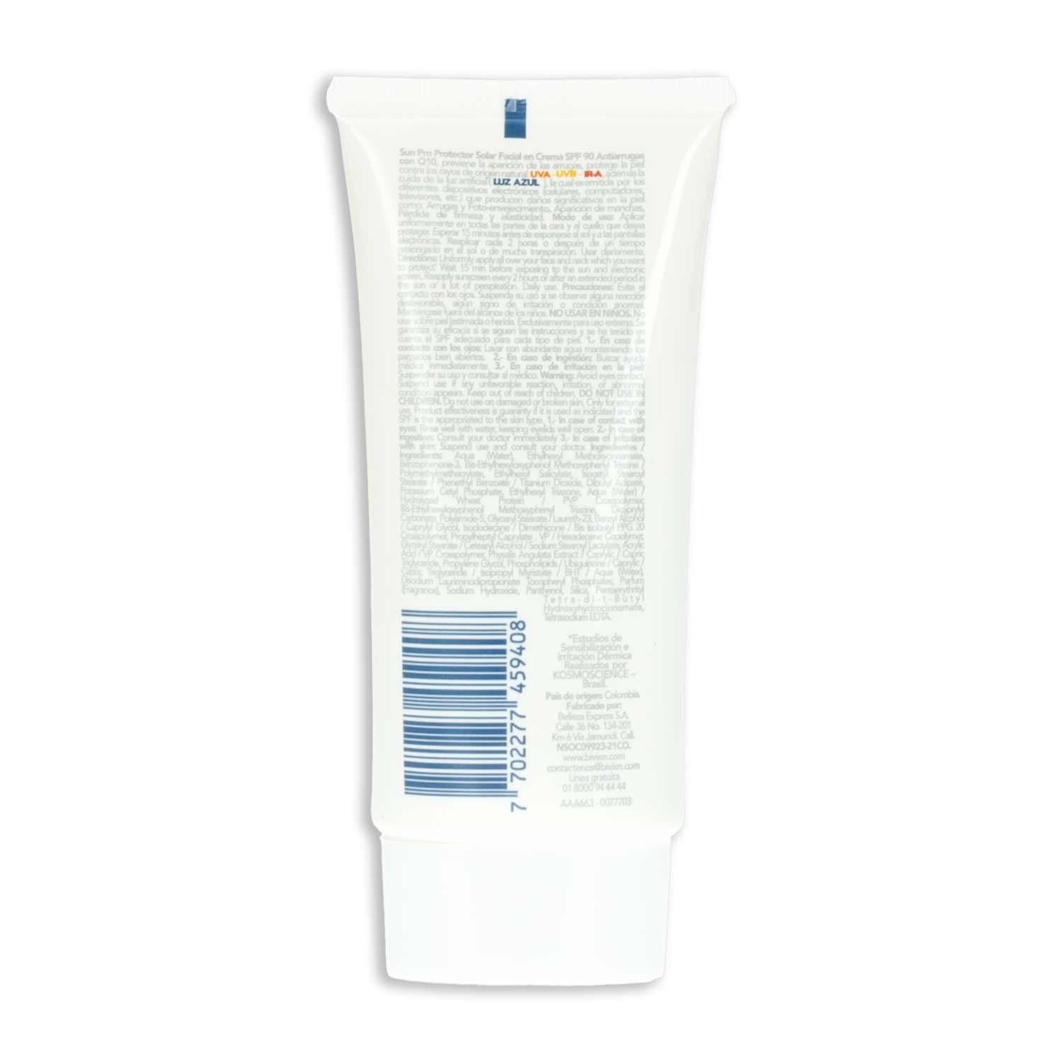 Protector Solar Facial Uzazantia Spf90 SUN PRO 50 Ml