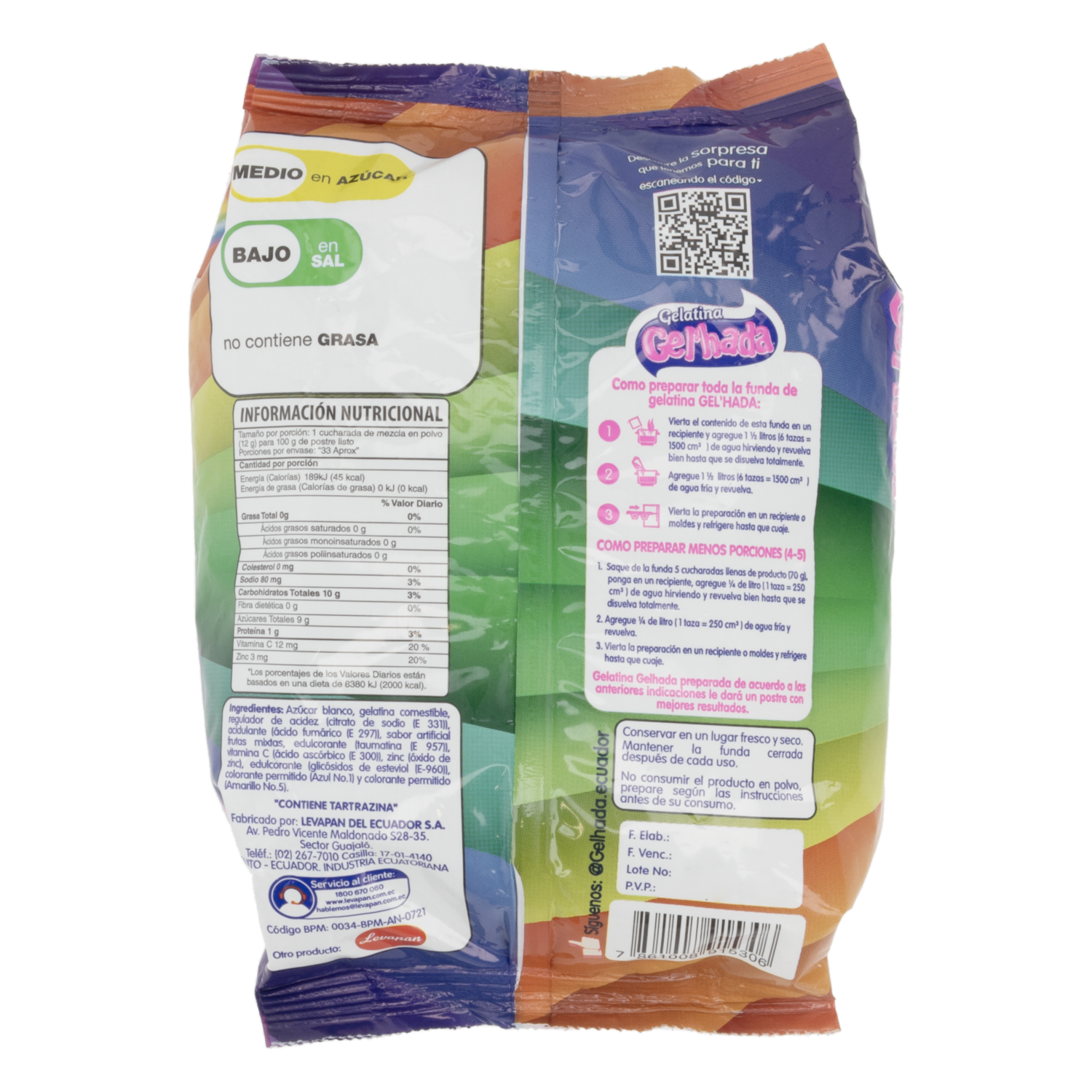 Gelatina Sorpresa GEL’HADA 400 G